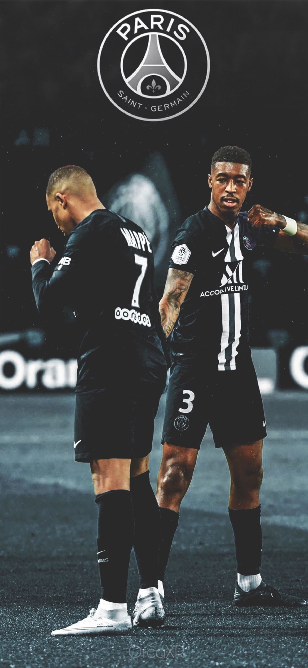 Kylian Mbappe Presnel Kimpembe iPhone