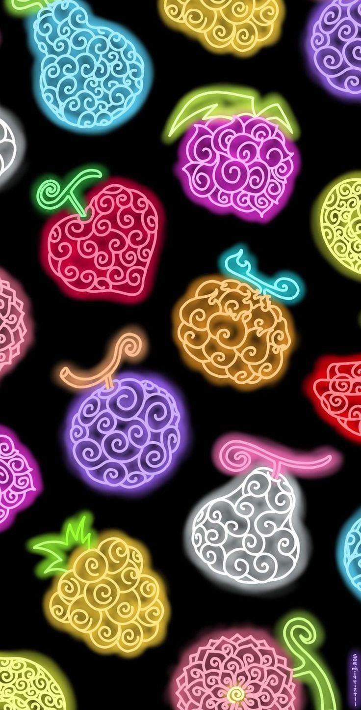 Devil Fruits of One piece. One piece