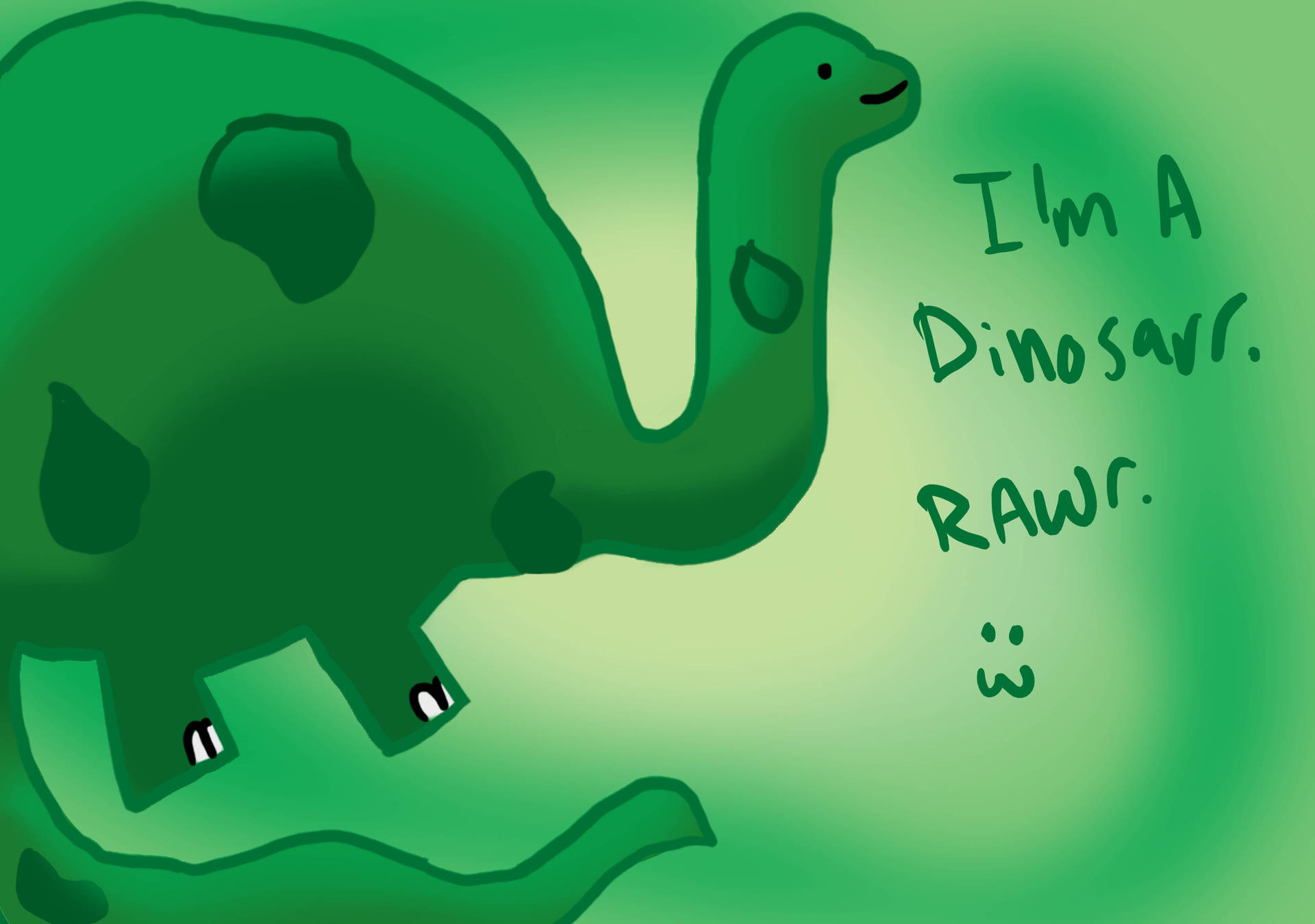 Dinosaur Rawr Wallpaper