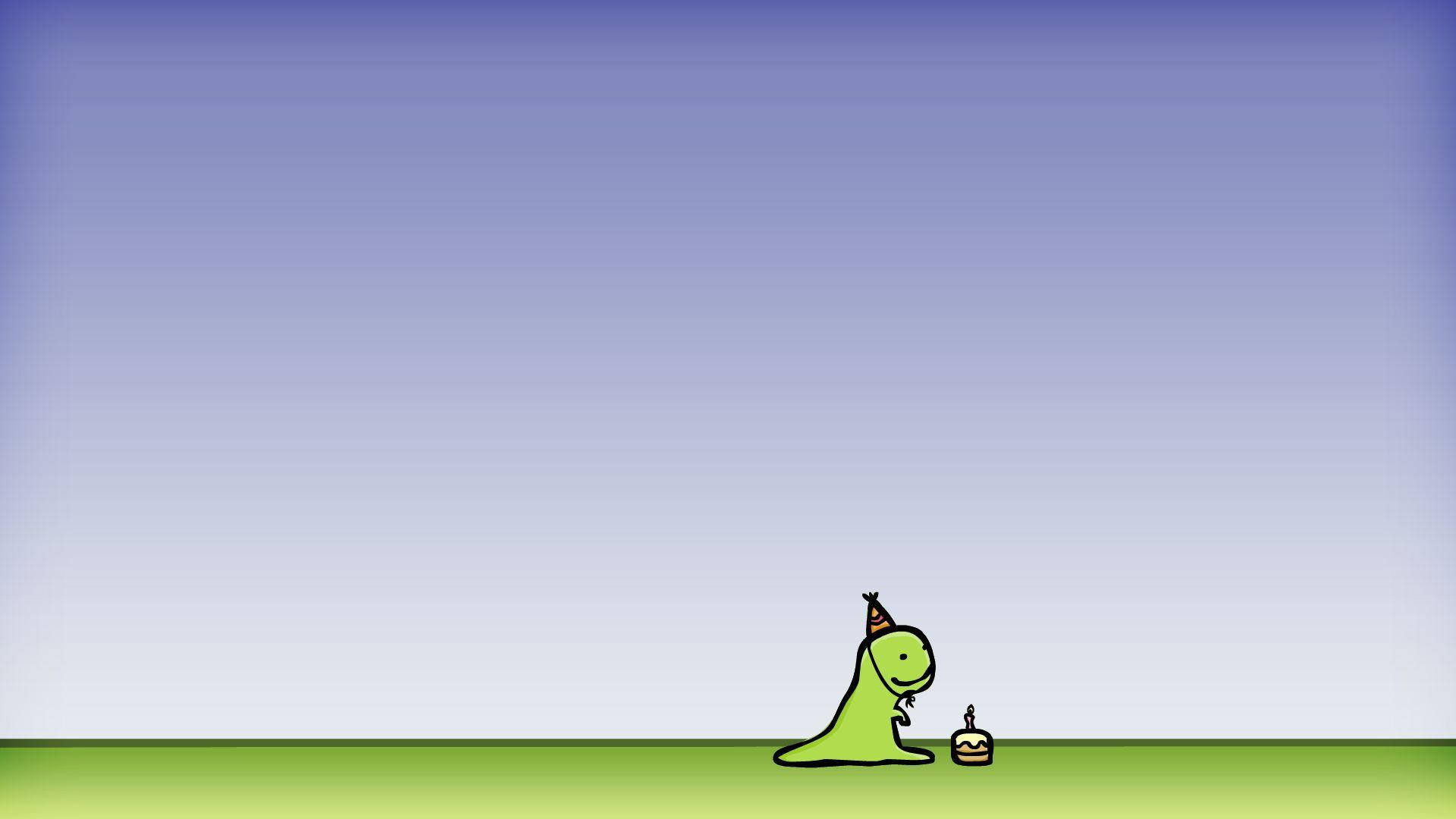 Download free Cute Dinosaur With Cake