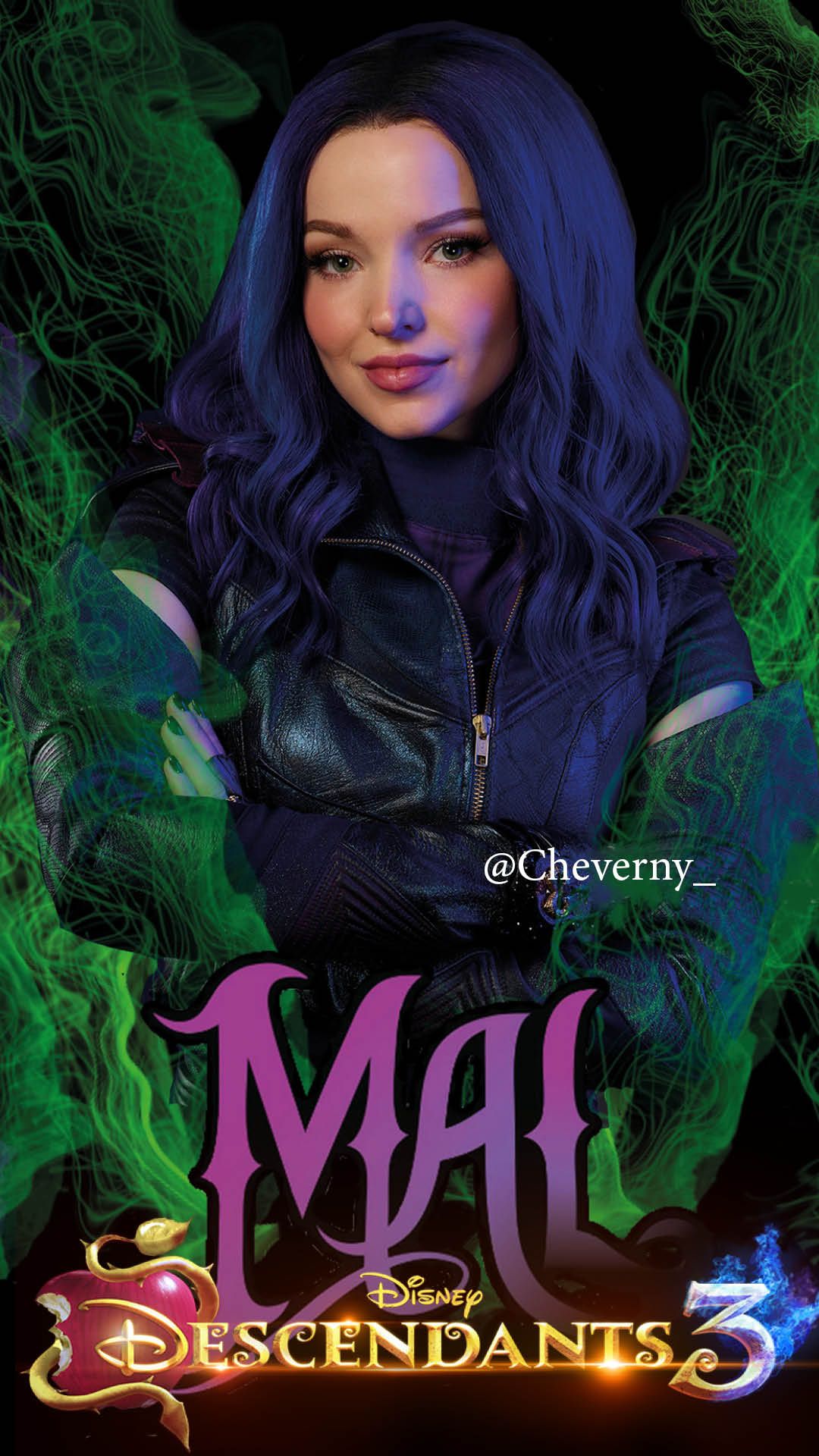 Descendants 3 Mal Phone Wallpaper
