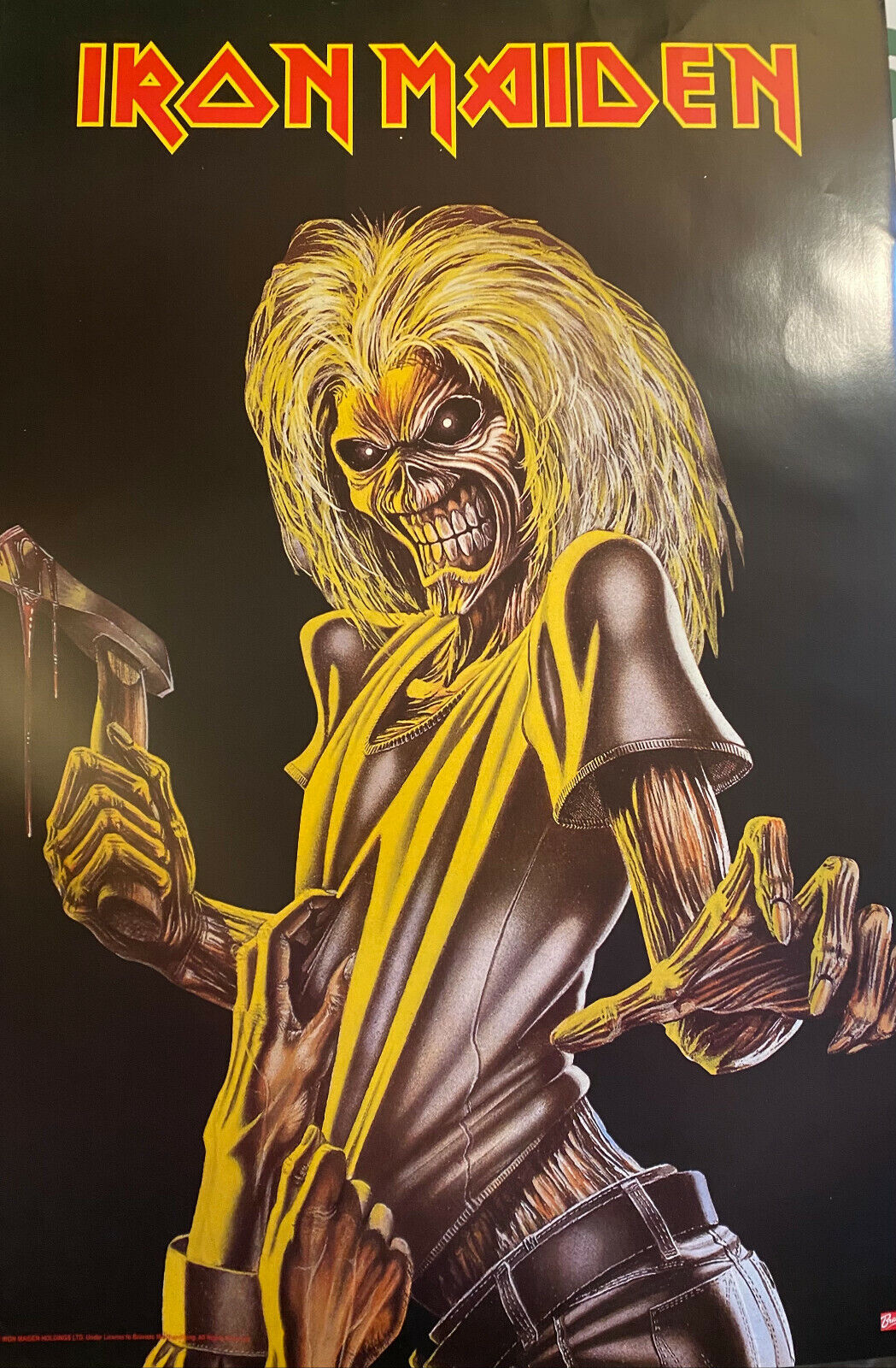 IRON MAIDEN KILLERS VINTAGE ORIGINAL