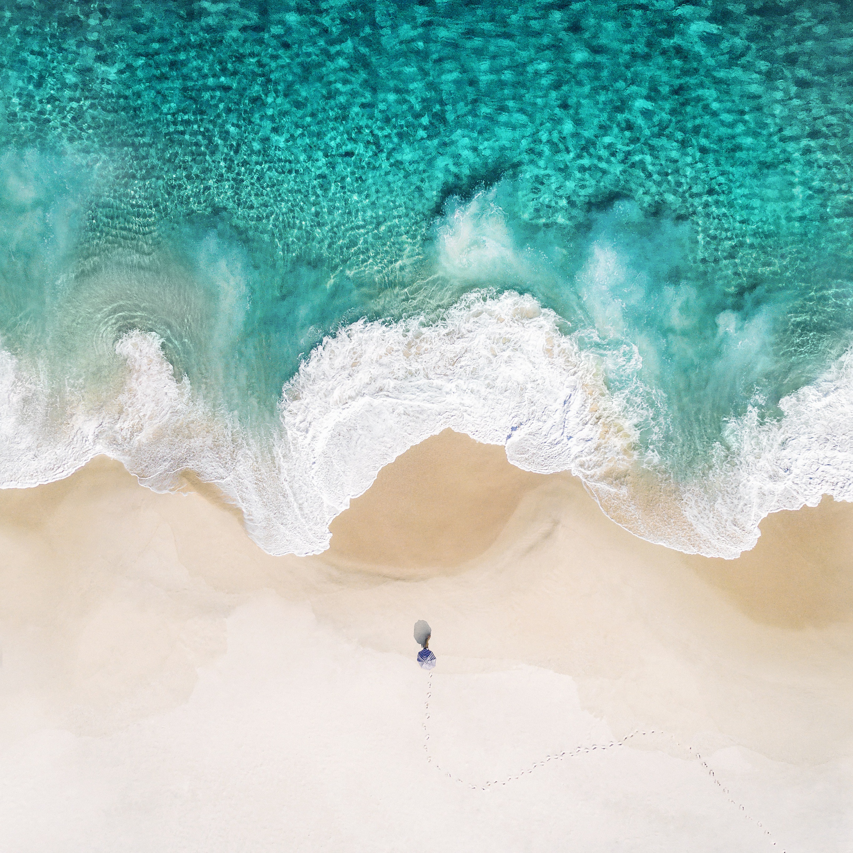Beach Wallpaper 4K, Alone, Relax