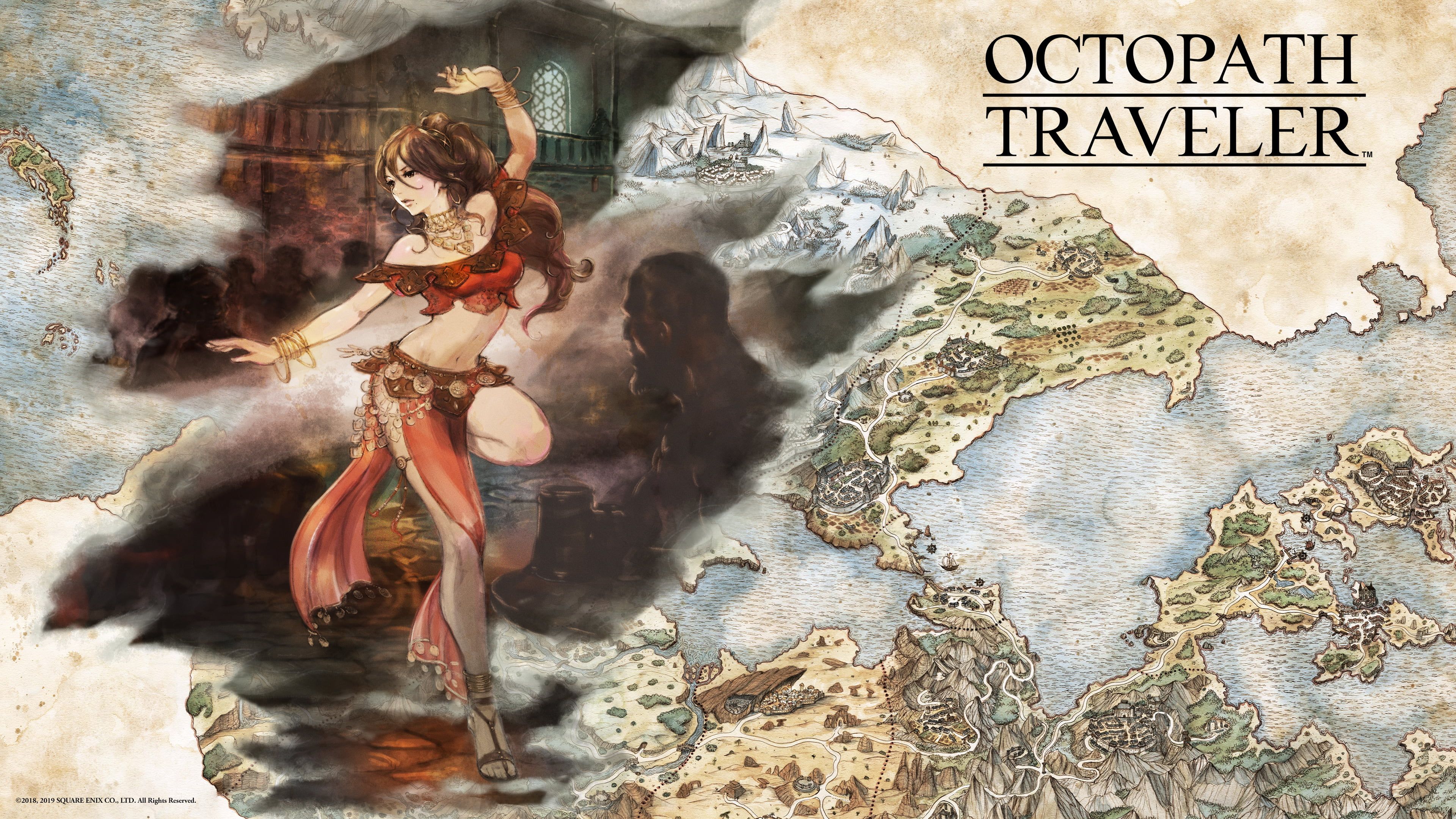 Octopath Traveler Artwork Wallpaper