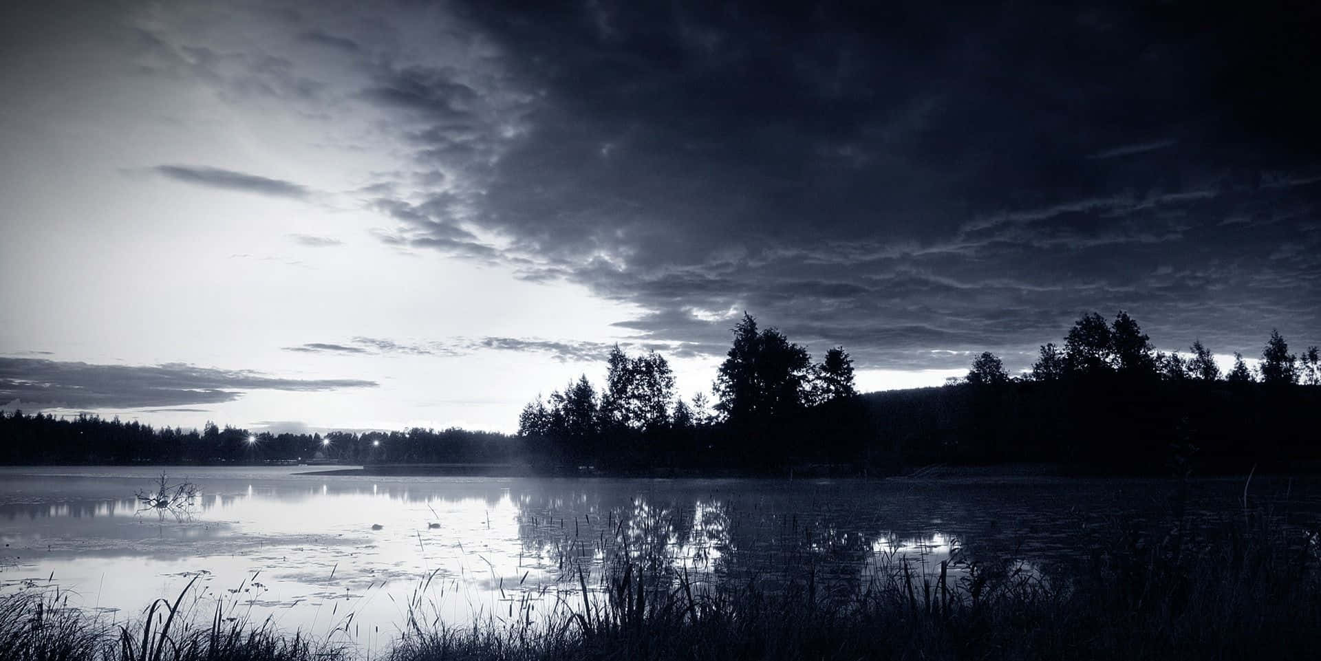 Mystic Dark Landscape Wallpaper