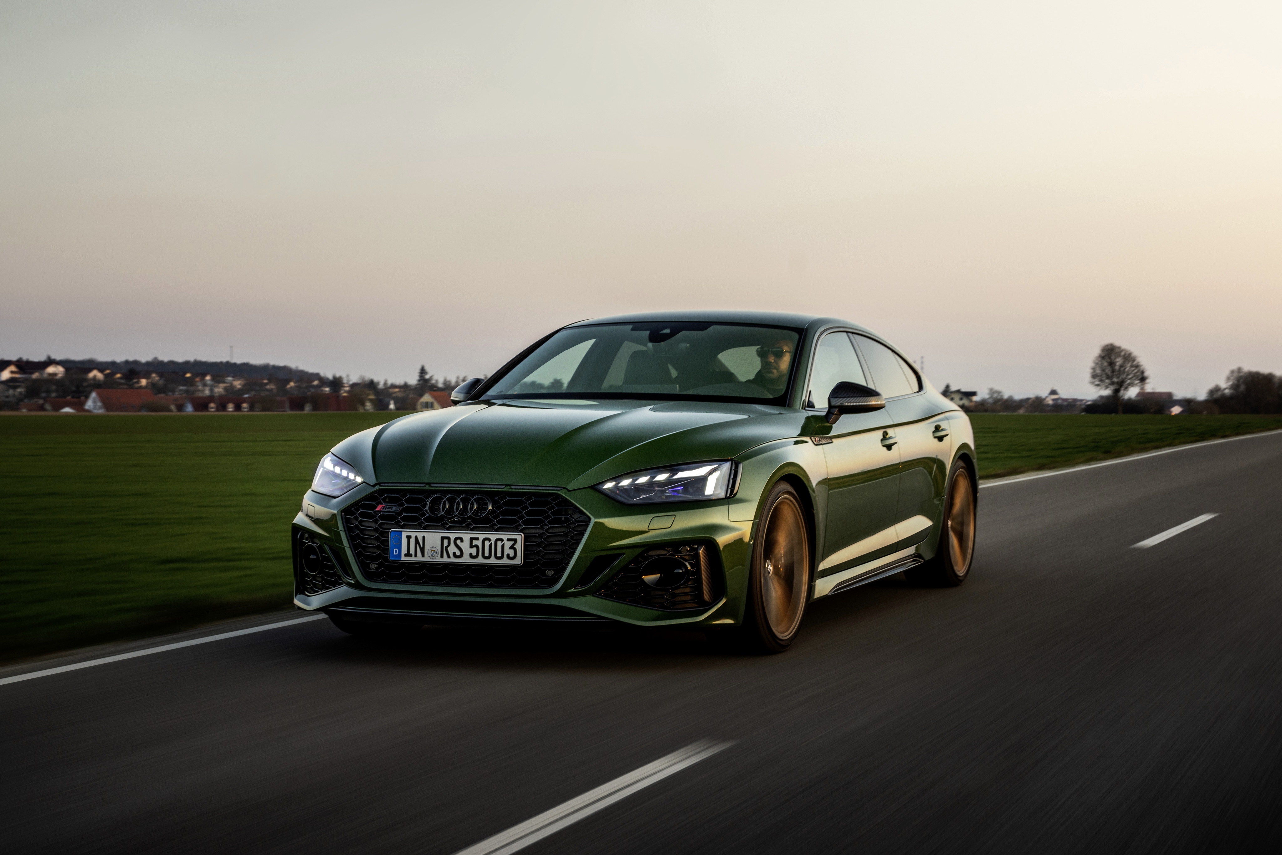 Download Green Car Car Audi RS5