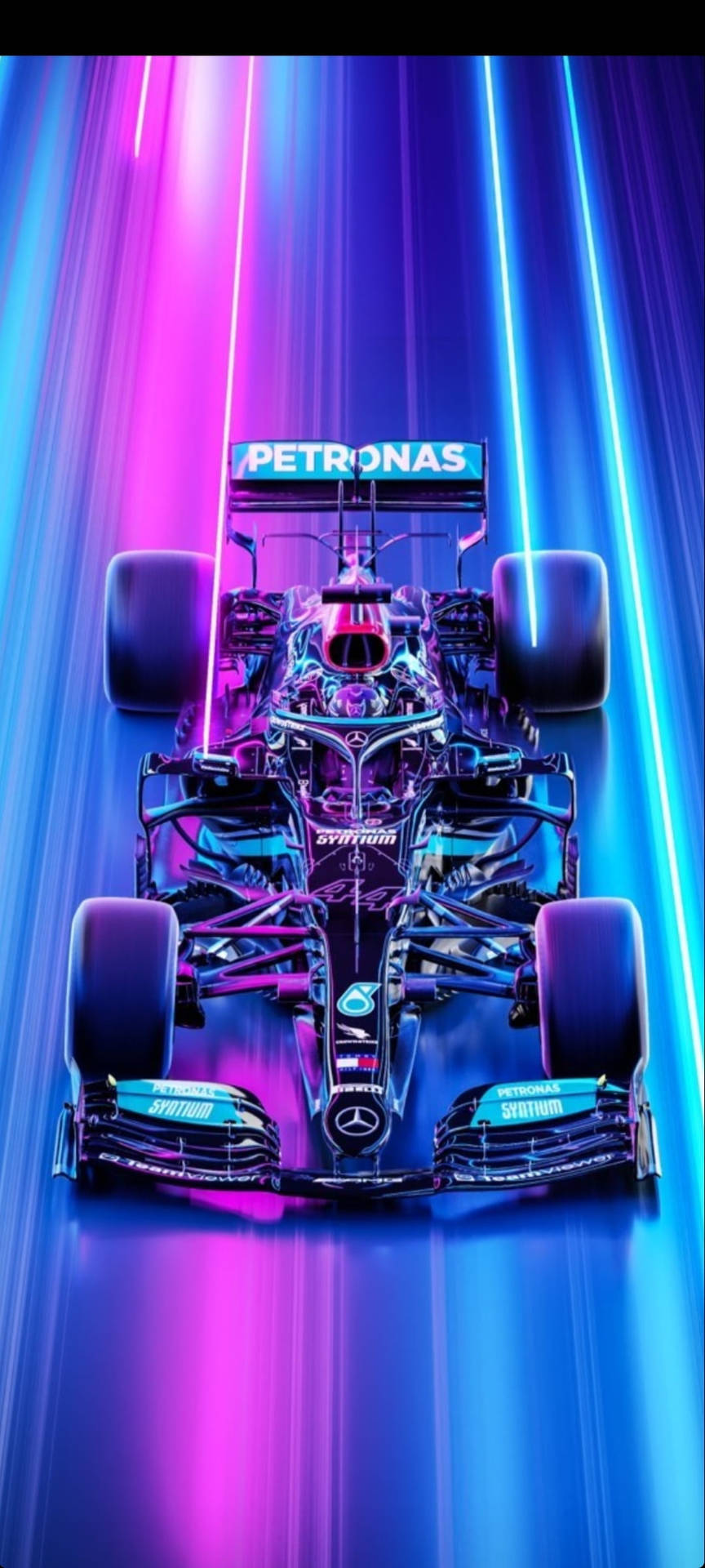 Download free F1 Amg Petronas Neon Road