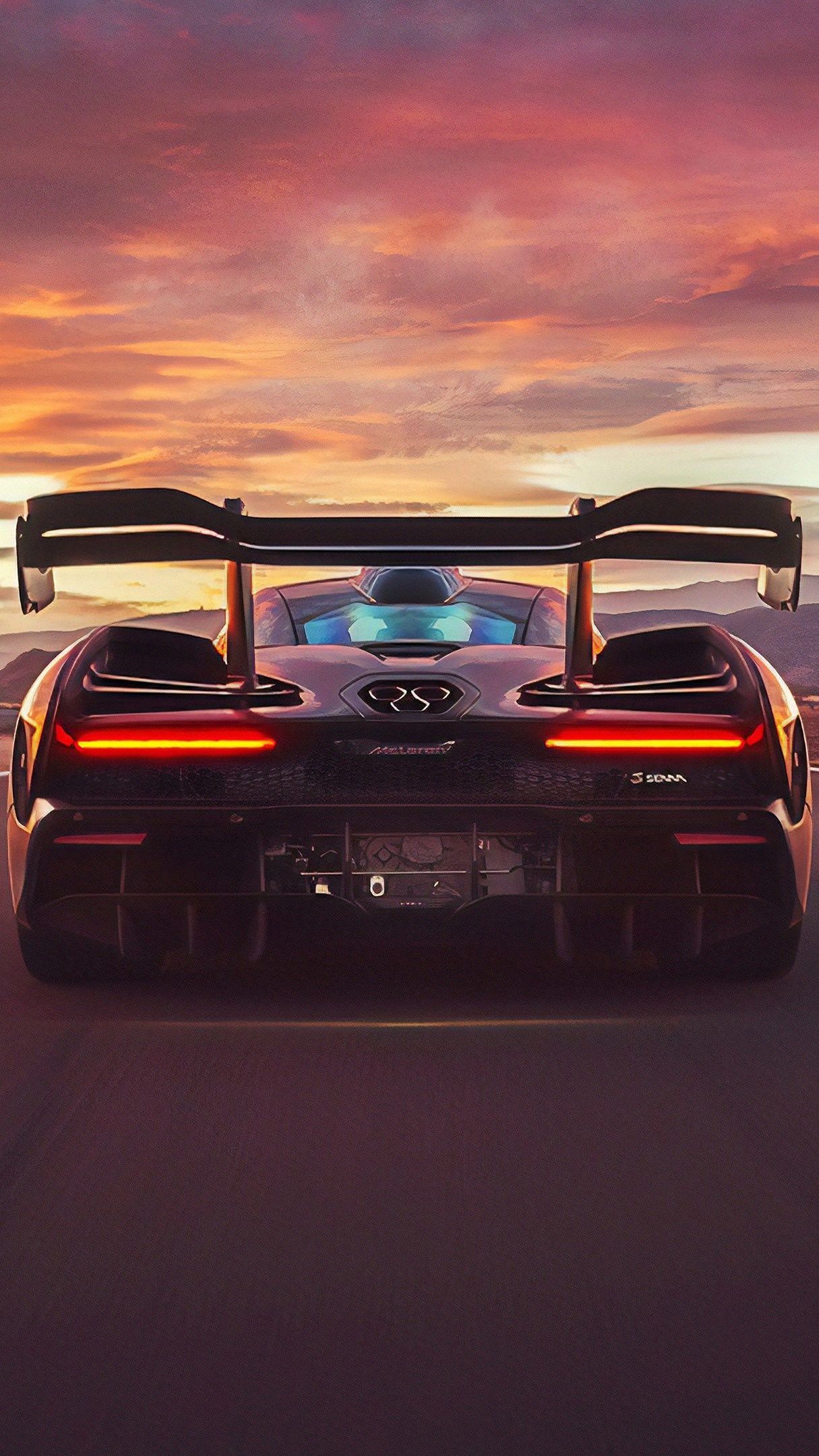 McLaren Senna rear view