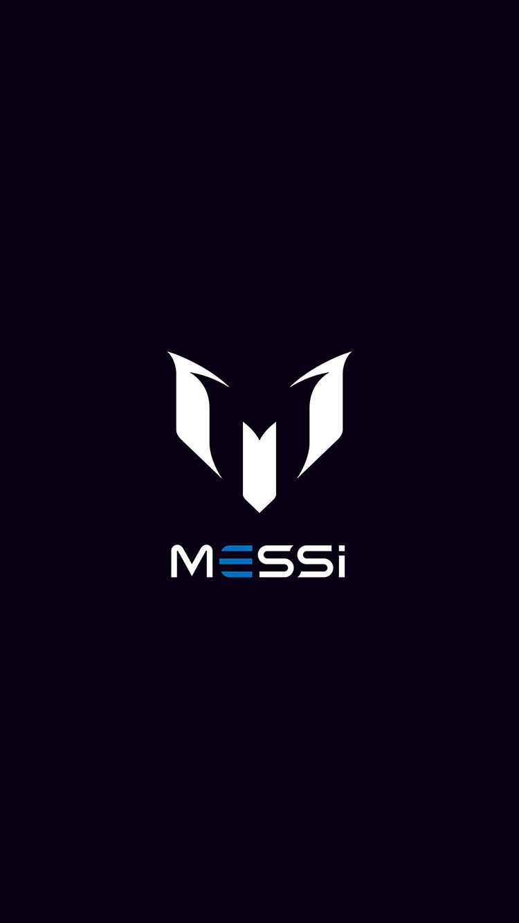 Messi Logo Art Minimal Dark