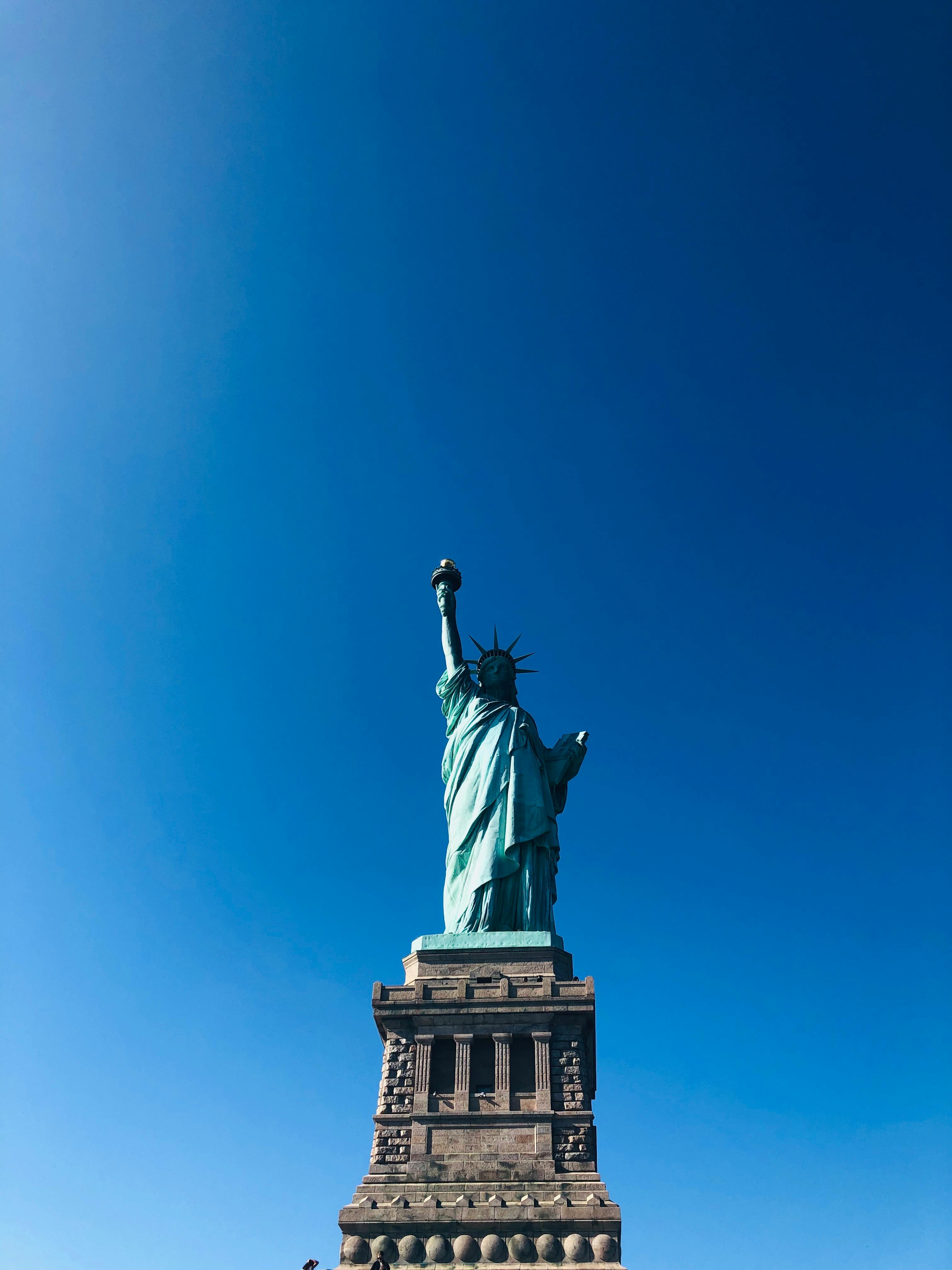 Statue of Liberty Under Blue Sky · Free