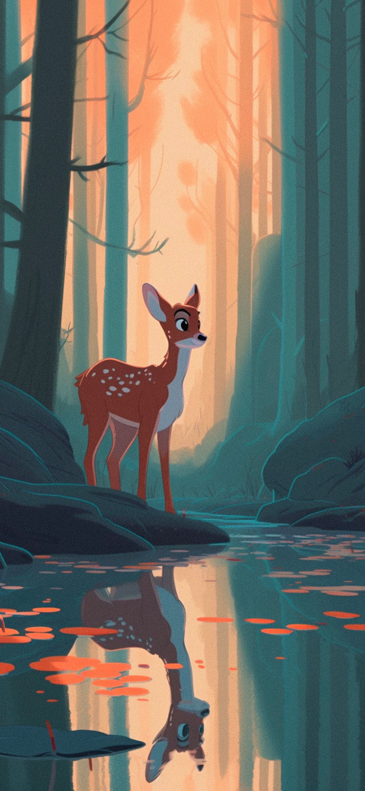 Cute Bambi Disney Aesthetic Wallpaper