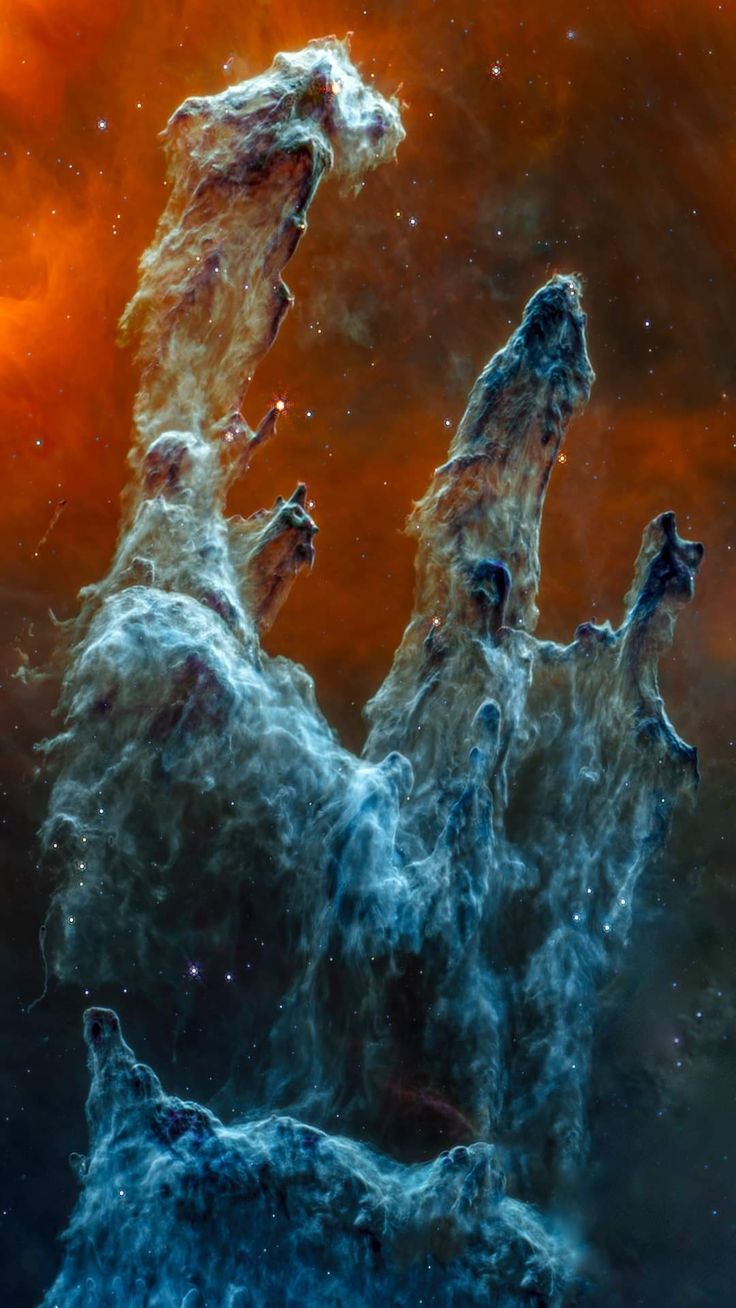 Pillars of Creation in the Eagle Nebula