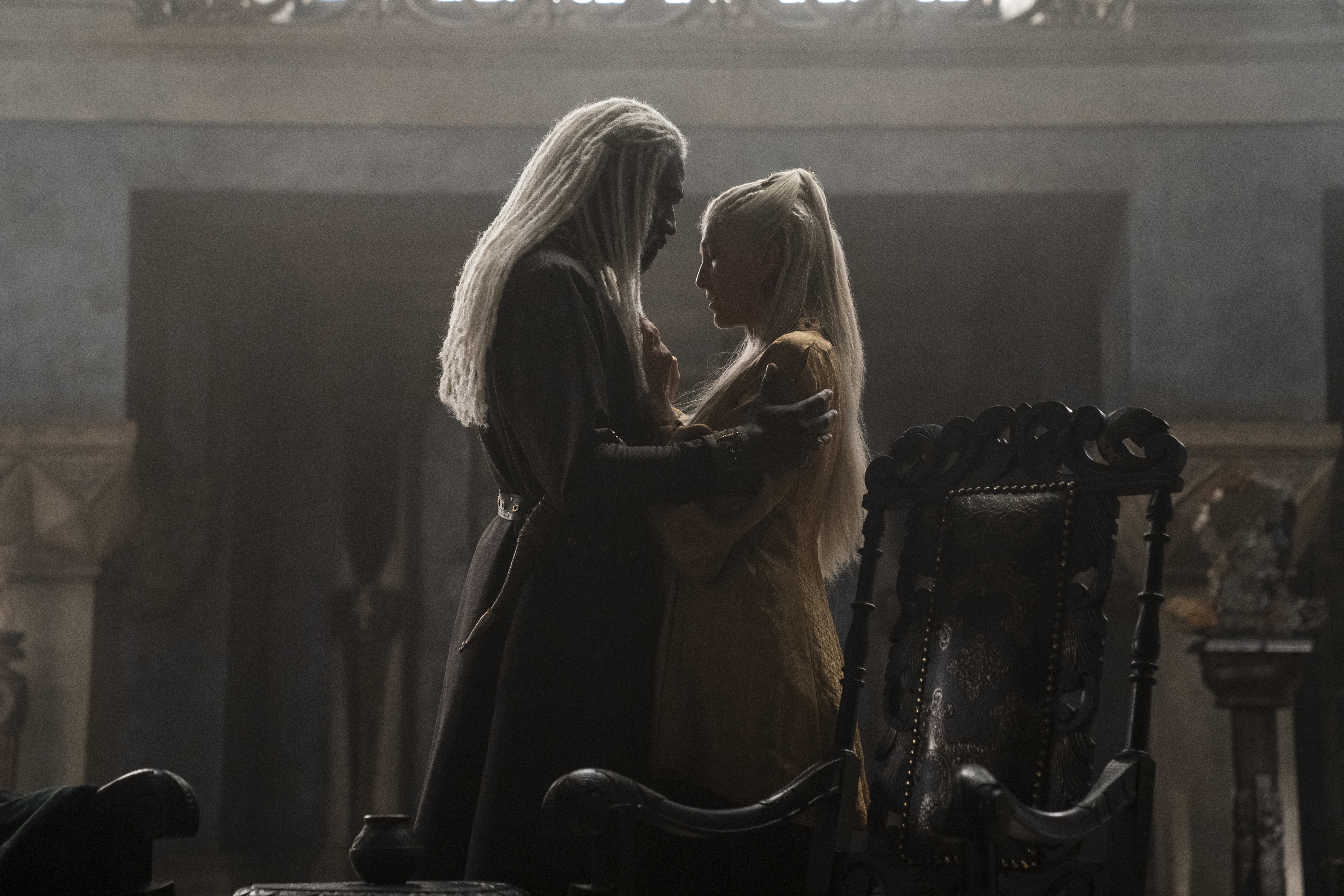 Desktop wallpaper: House Of The Dragon, Tv Show, Corlys Velaryon, Eve Best, Rhaenys Velaryon, Steve Toussaint 4K free download for PC. 1075337