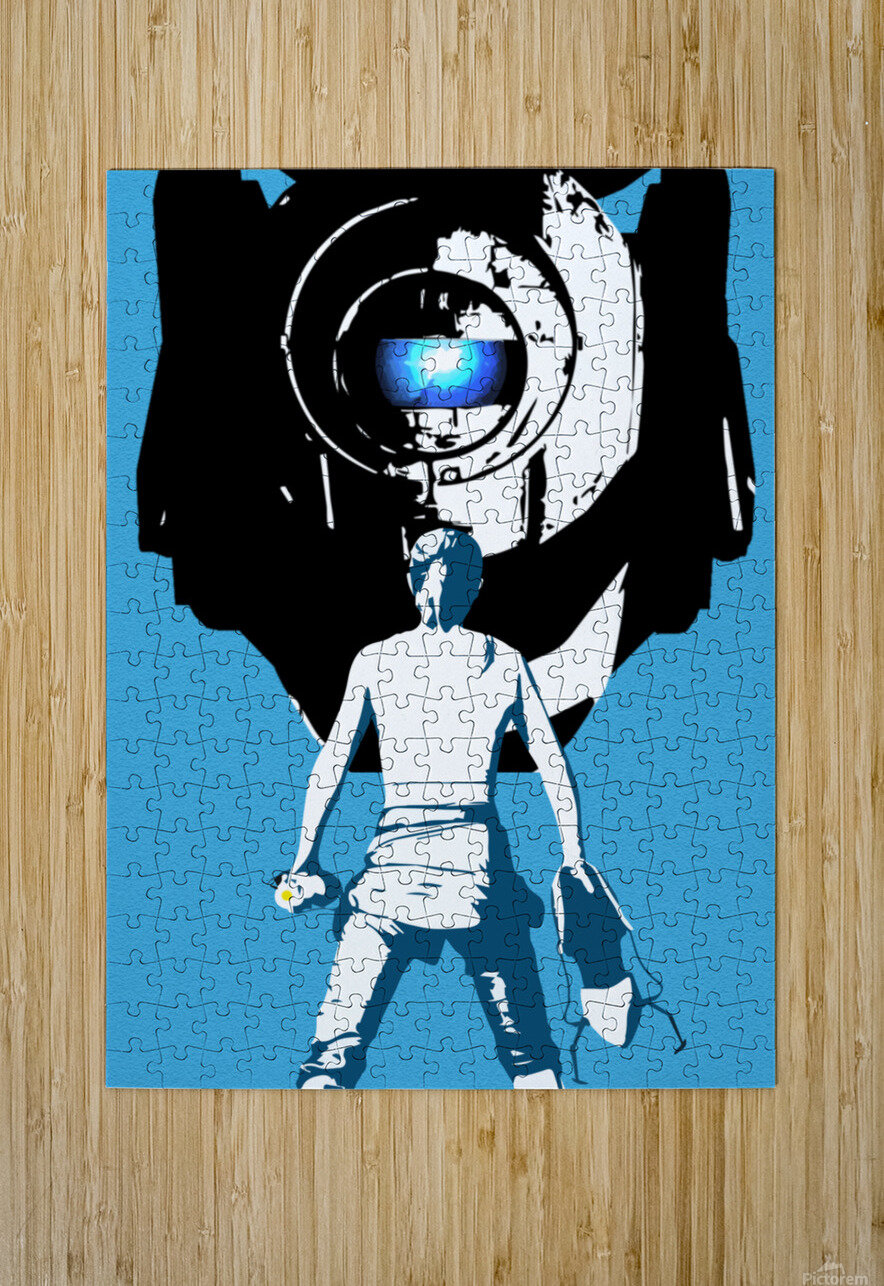 Chell and GLADoS Portal 2