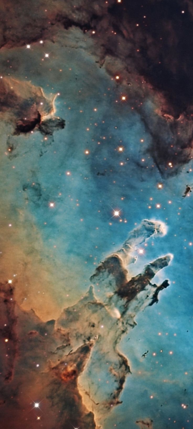 art landscapes, Nebula, Eagle nebula