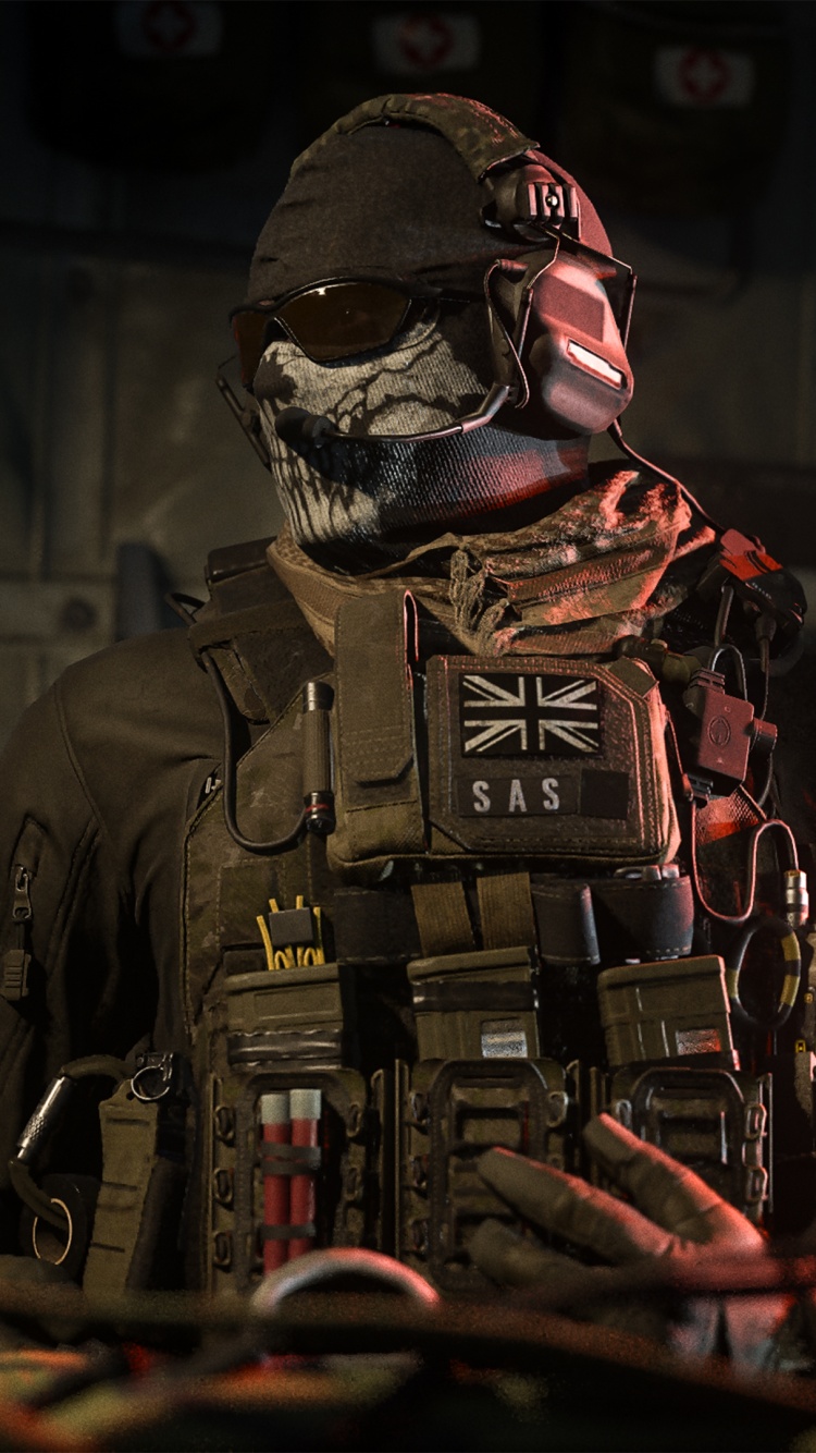 Ghost Wallpaper 4K, Call of Duty