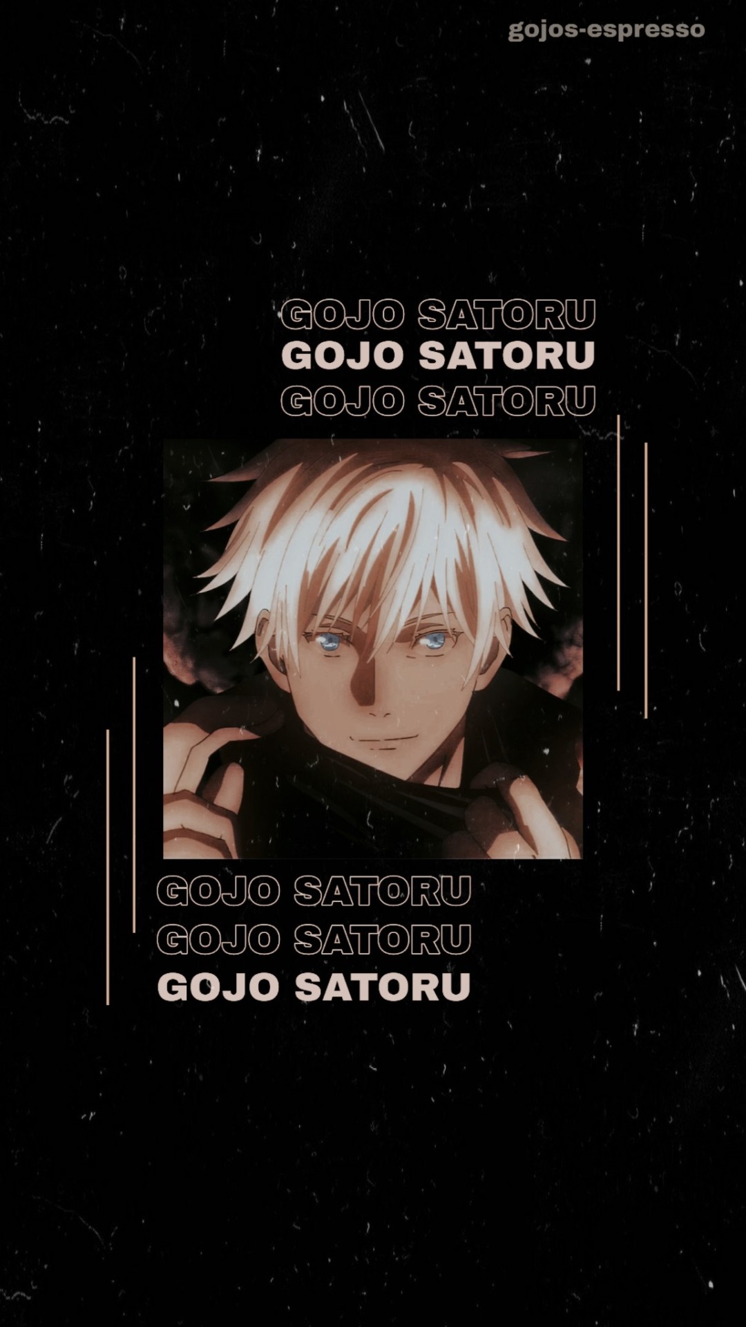 Gojo satoru aesthetic wallpaper