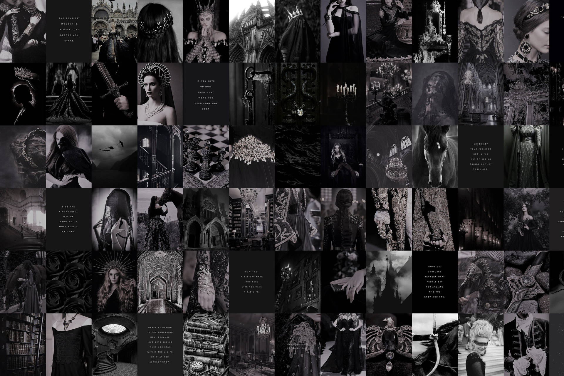 Download Vintage Black Royal Wallpaper