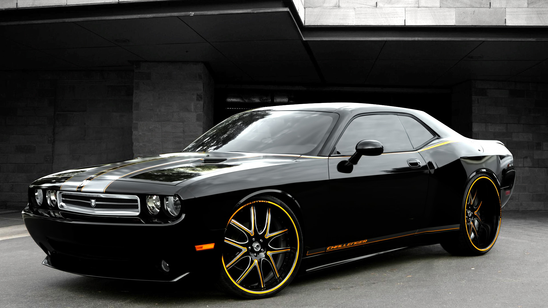 HD desktop wallpaper: Dodge Challenger