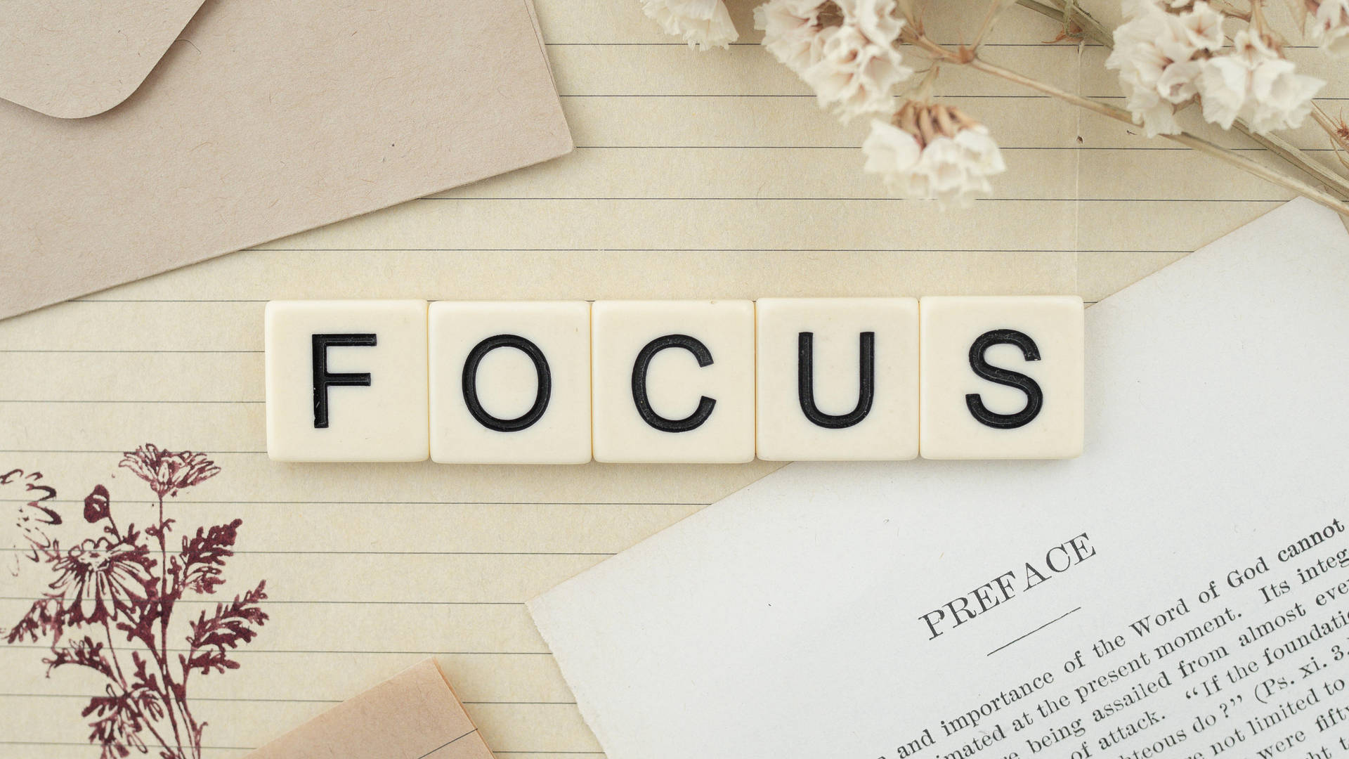 Focus Inspirational Laptop Wallpaper