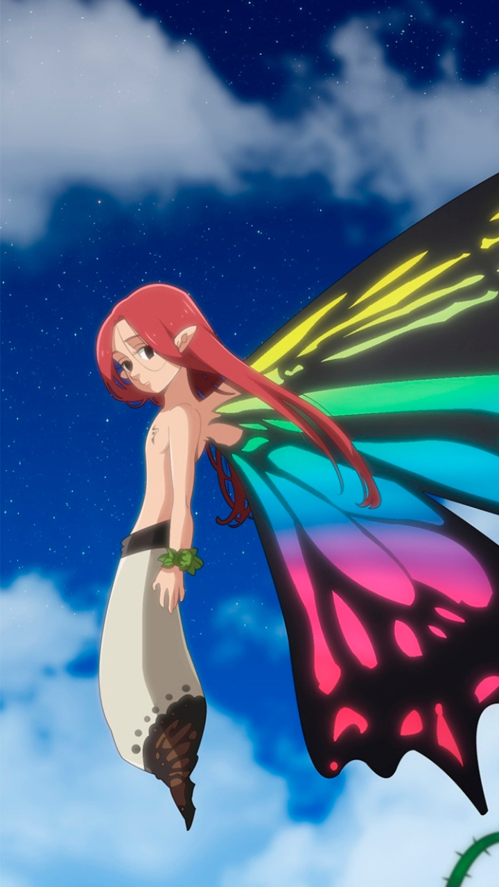 Long Hair Wings Fairy Gloxinia