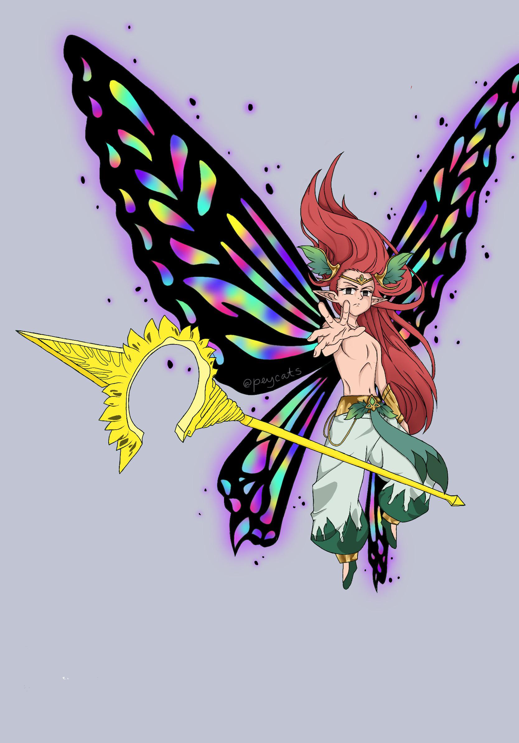 WIP drawing of Gloxinia by me, whatcha