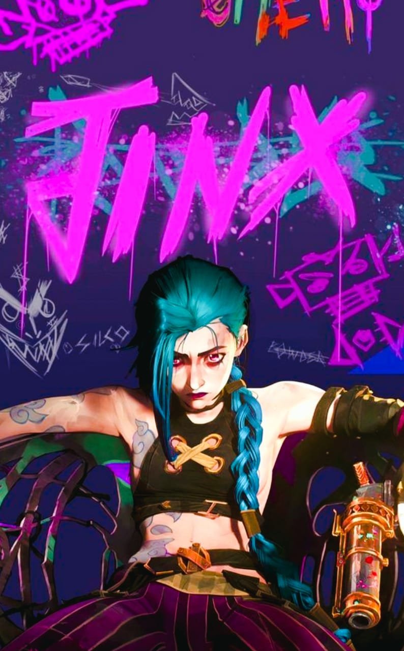 Jinx Arcane Phone Wallpapers Wallpaper Cave