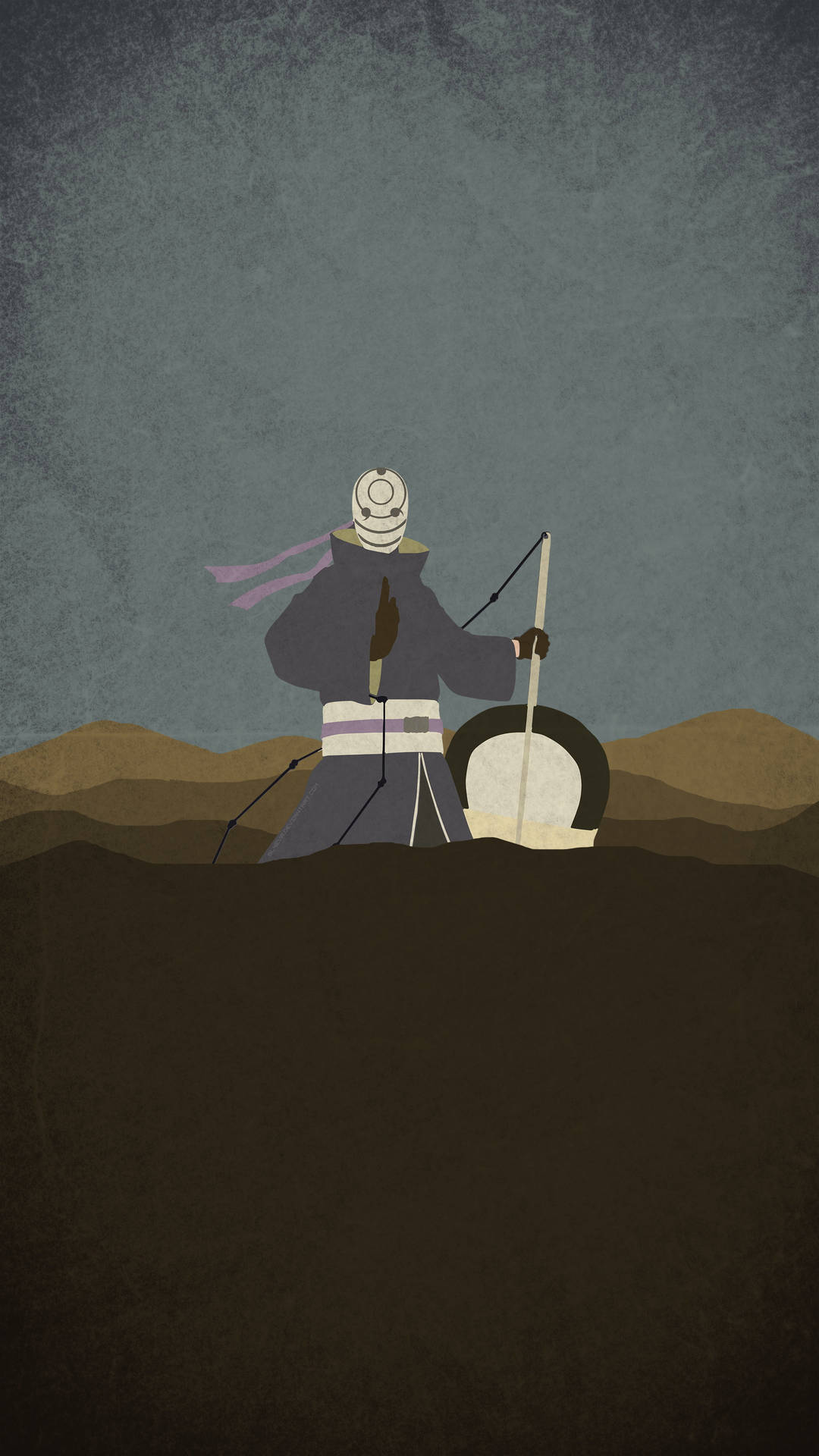 Download Minimalist Desert Obito Uchiha