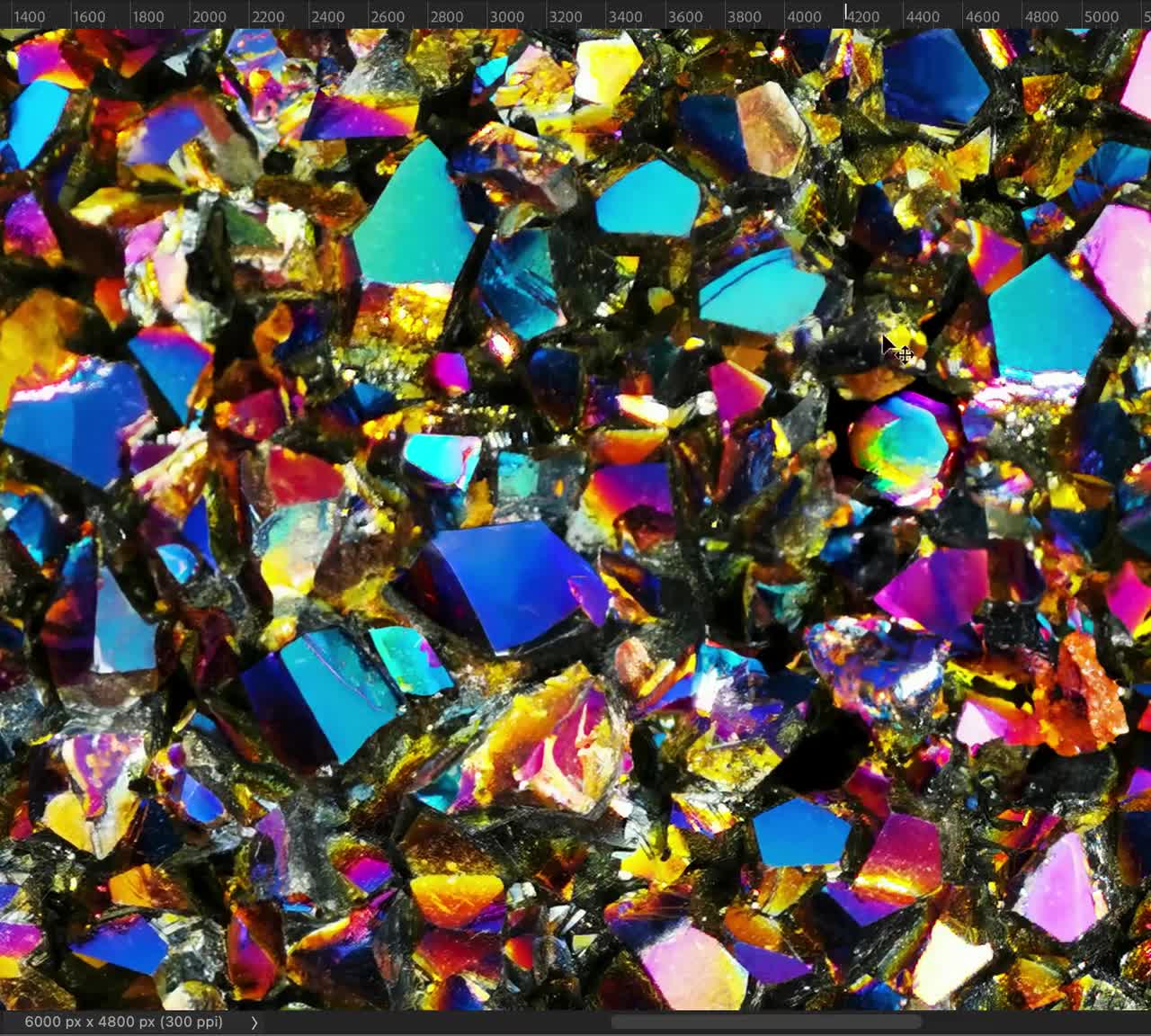 Rainbow Crystal Gemstone Seamless