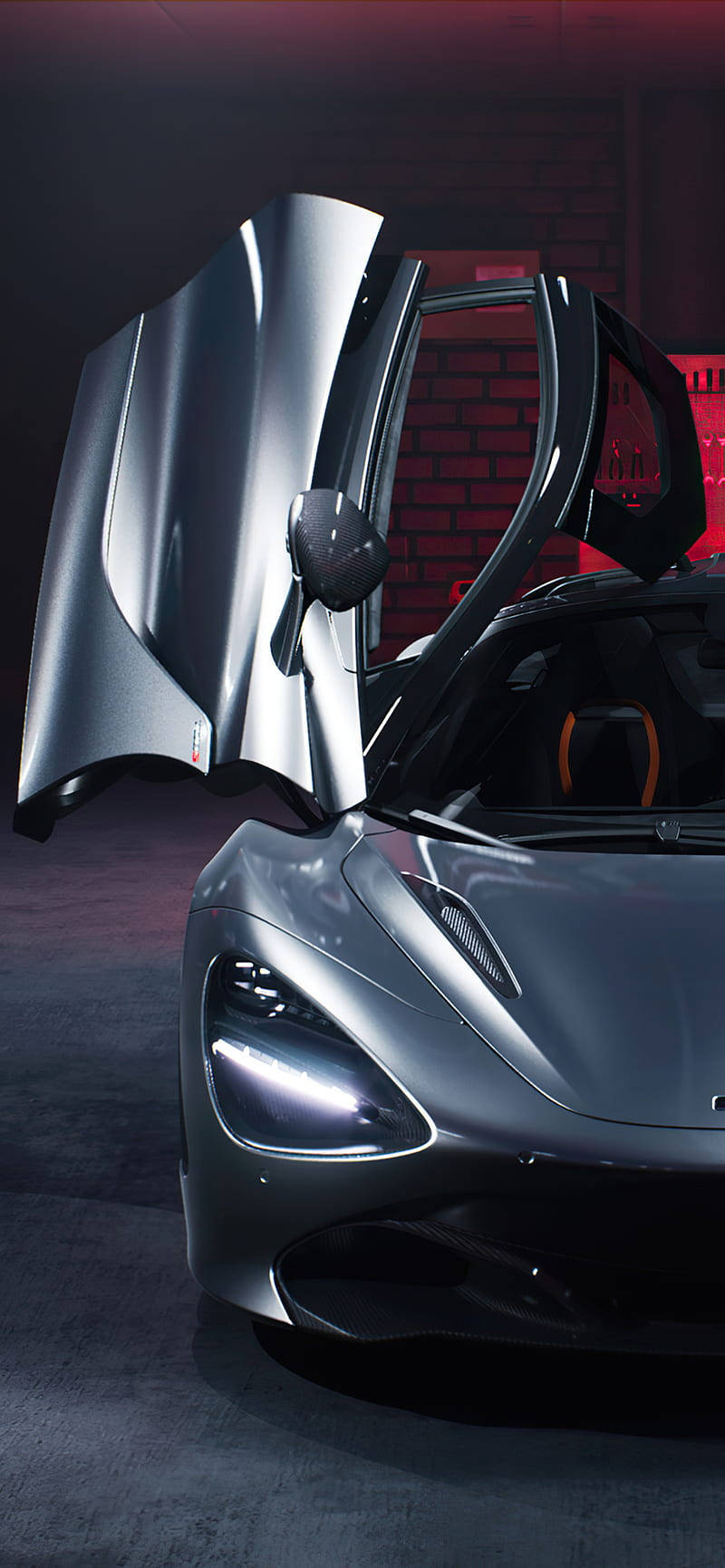 McLaren 720s Vertical Wallpaper