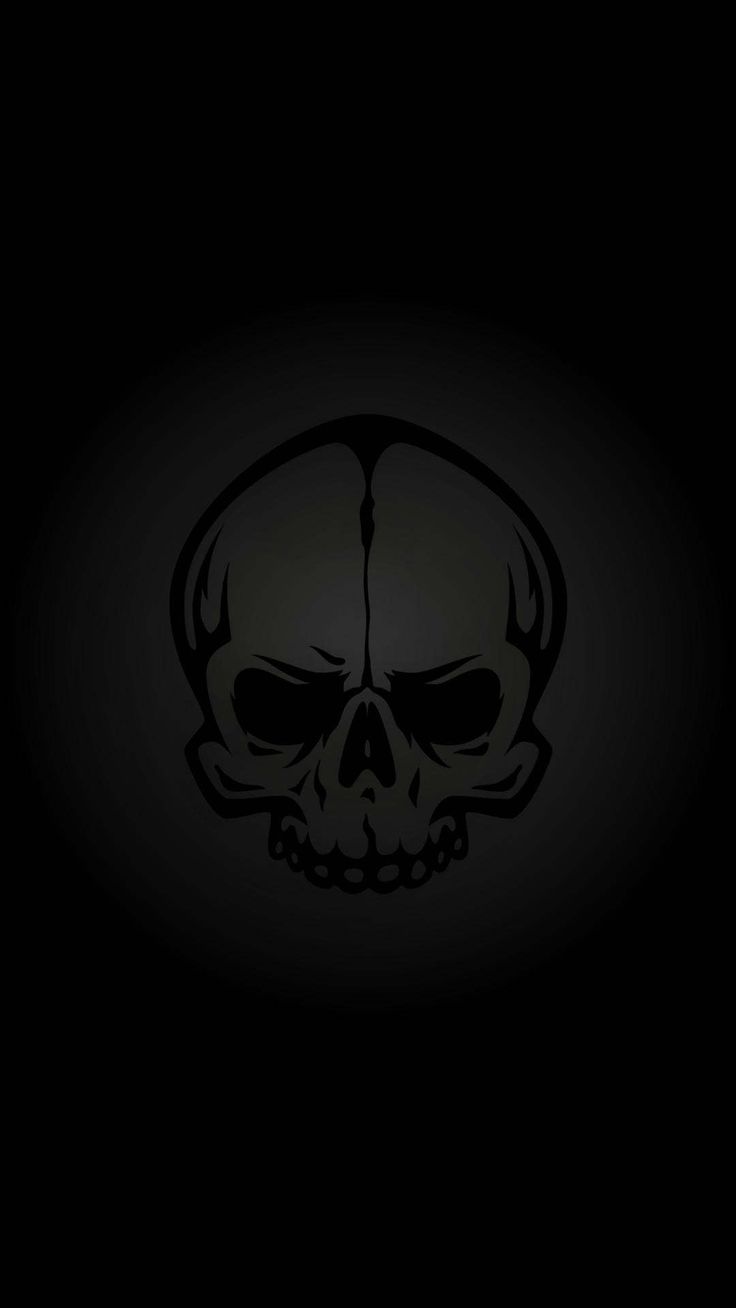 Black skulls wallpaper, Skull wallpaper