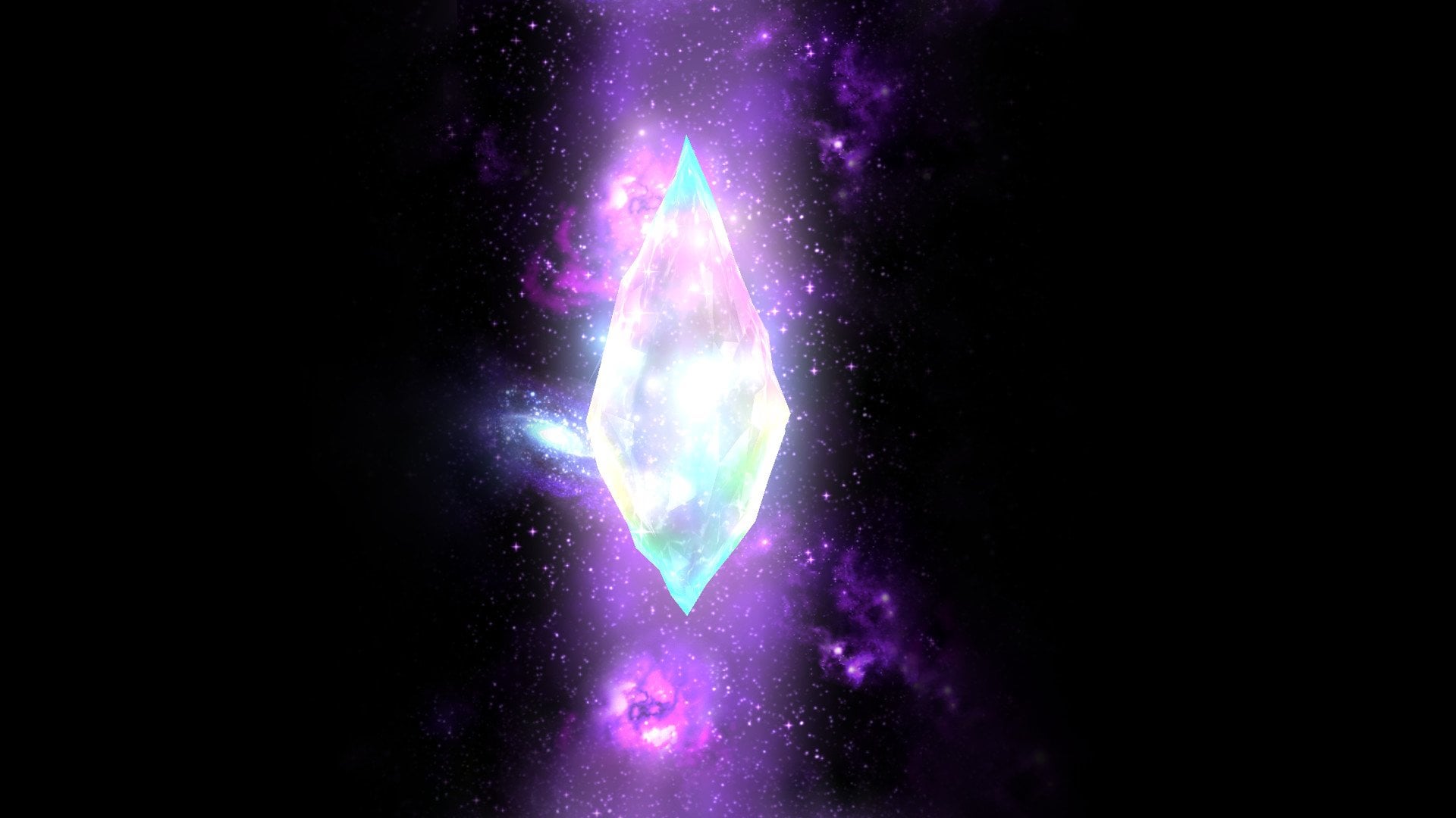 Wallpaper Rainbow Crystal
