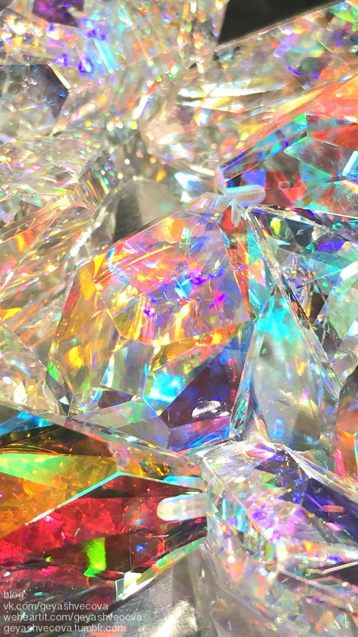 colorful, crystals, design, diamond