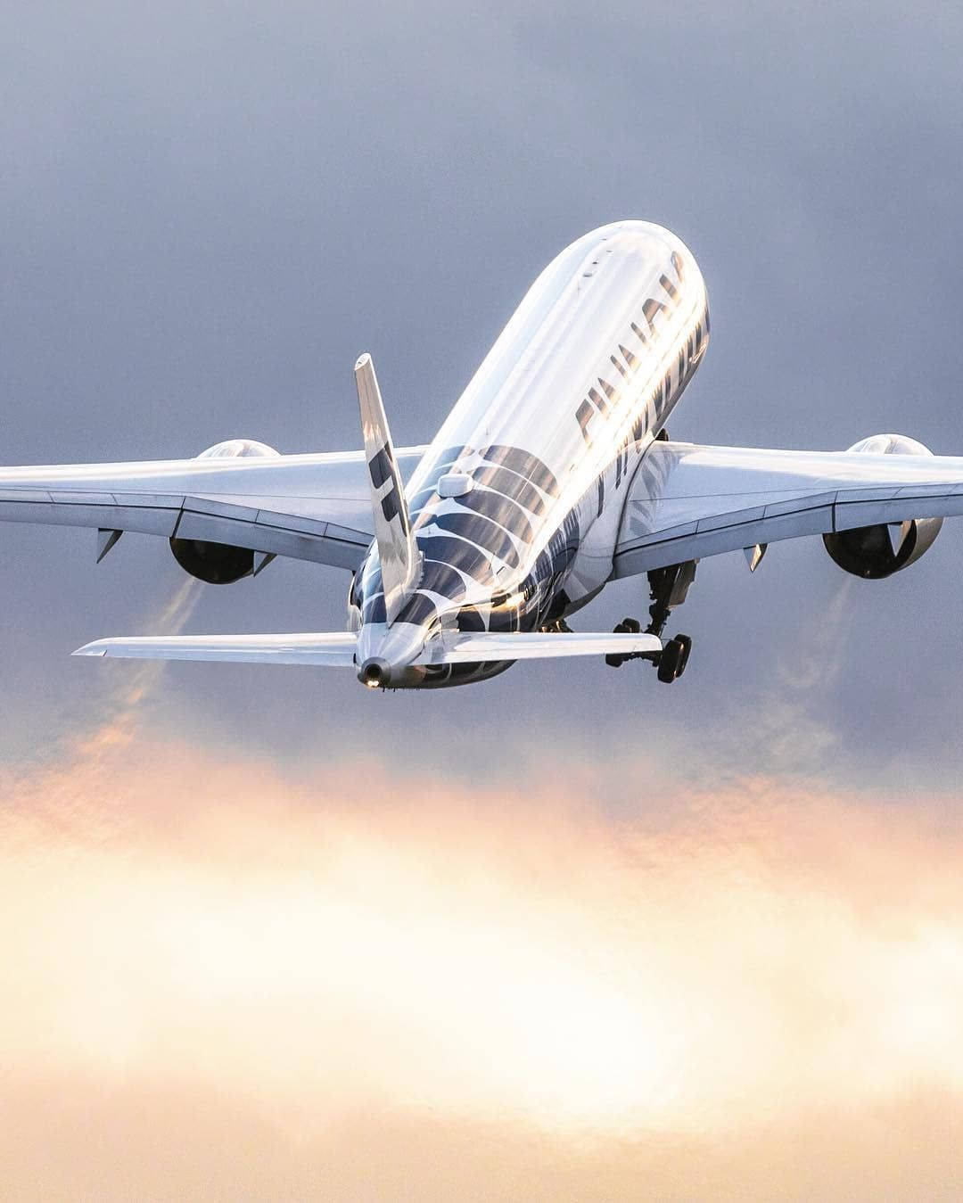 Download Back View Finnair Wallpaper