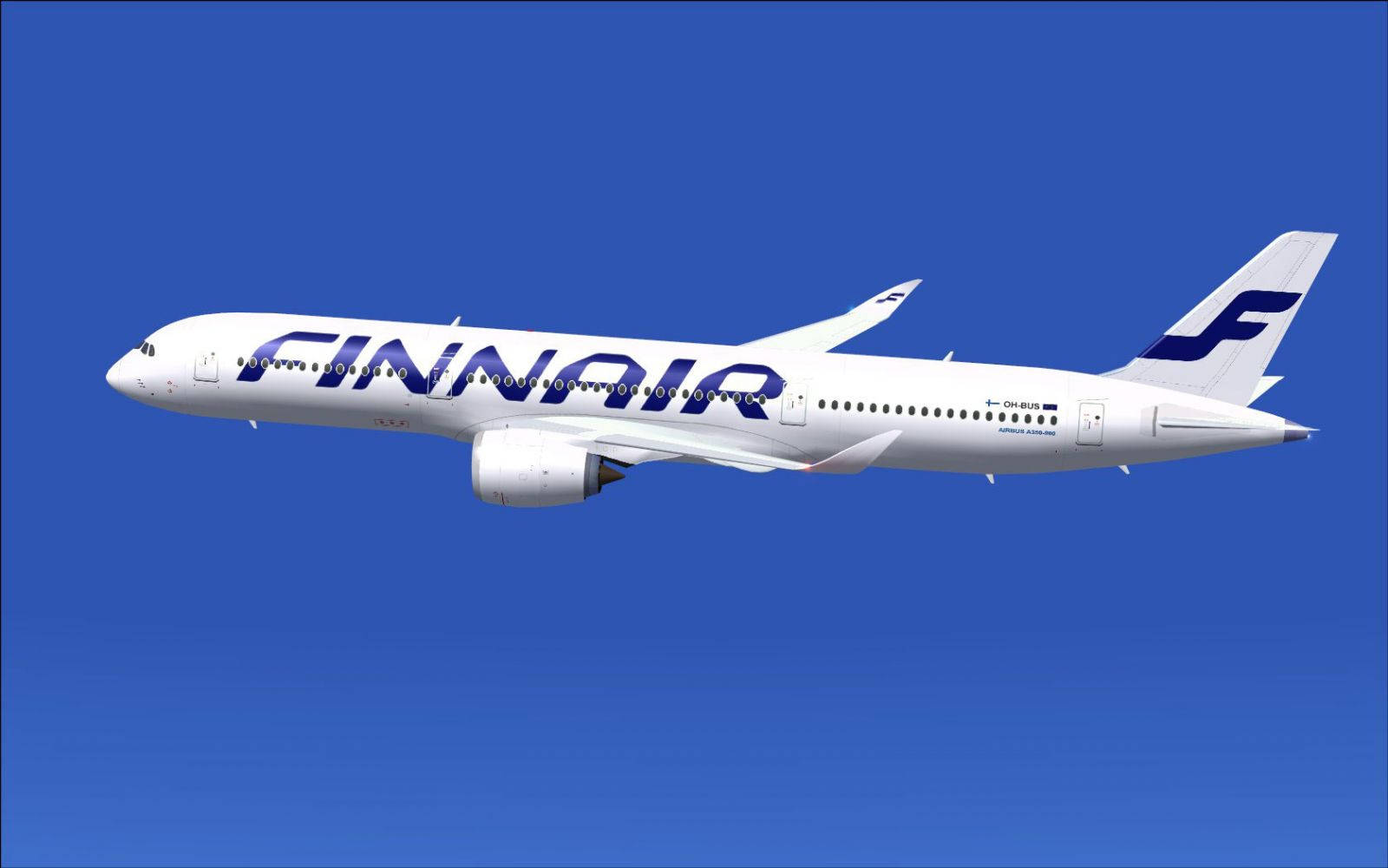 Download Finnair Blue Sky Wallpaper