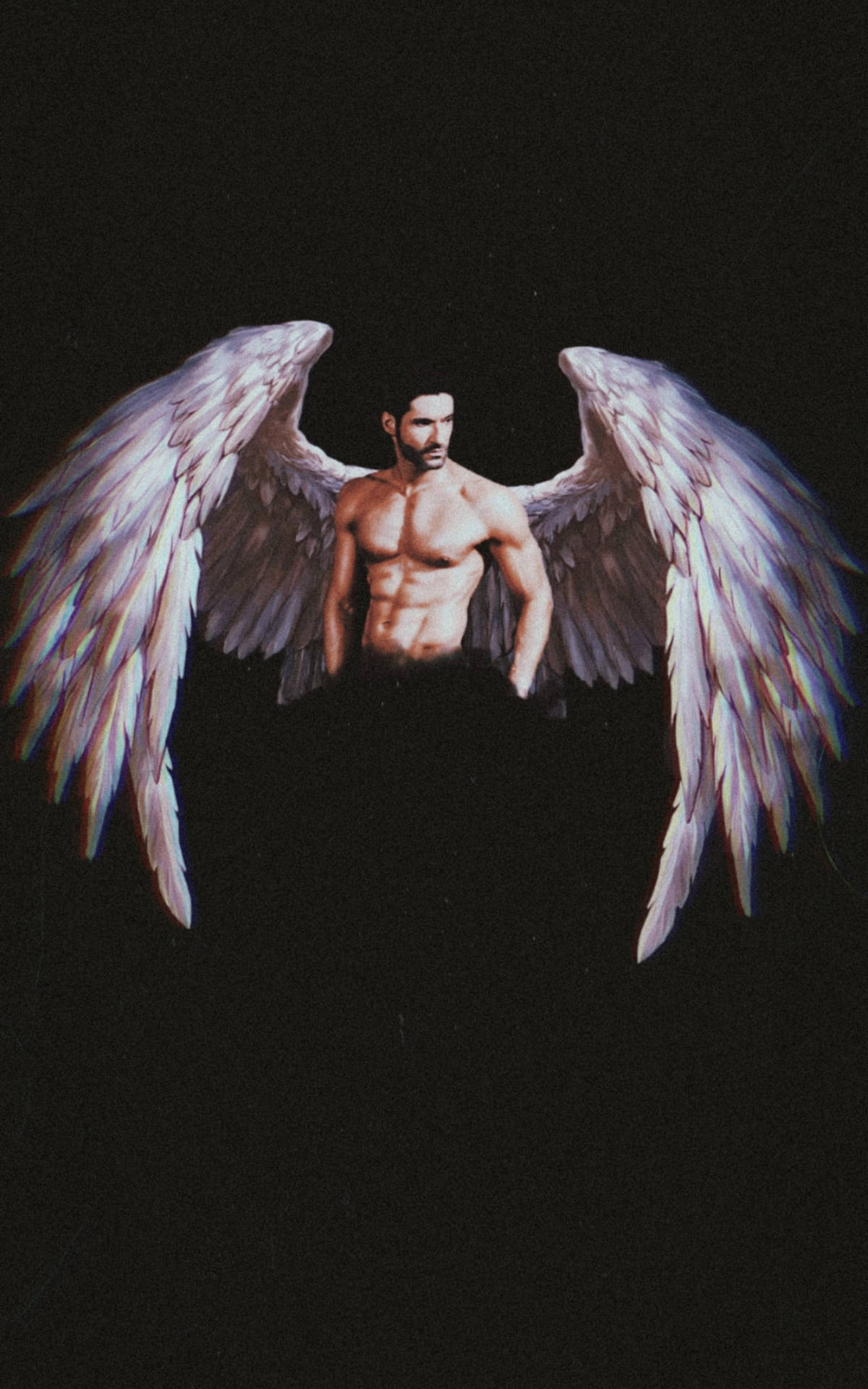 Devil With Wings For iPhone Wallpaper