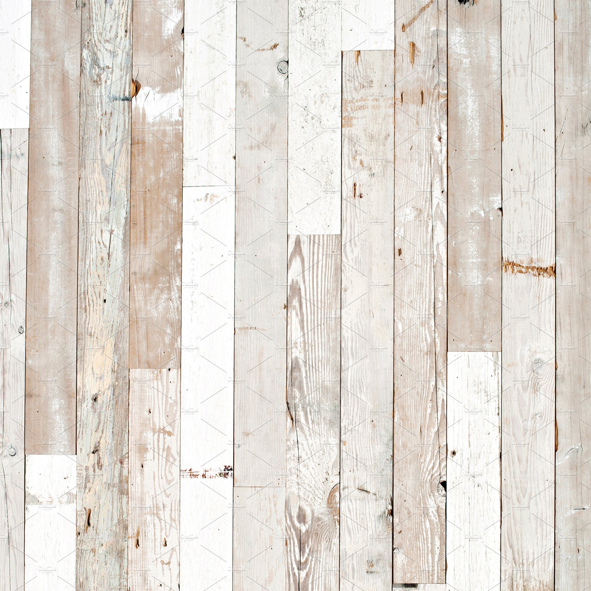 White Wood Floor Background Textures