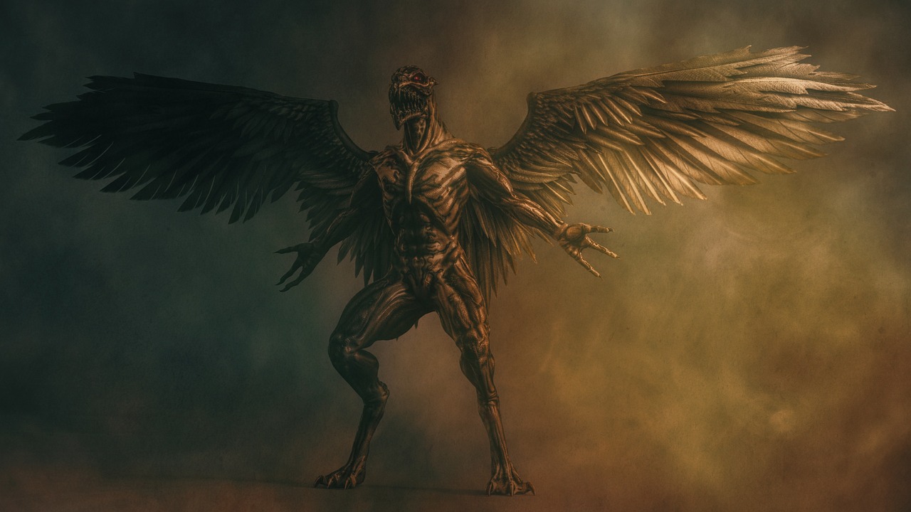 Demon Dark Angel Wings