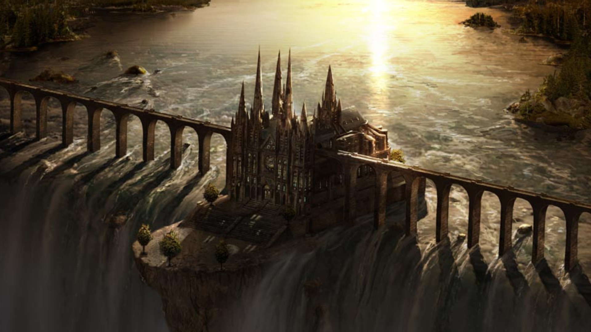 Download Fantasy Landscape HD Wallpaper