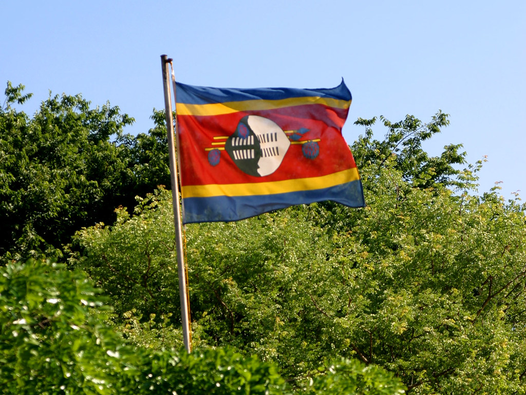 Swaziland Flag. Swaziland