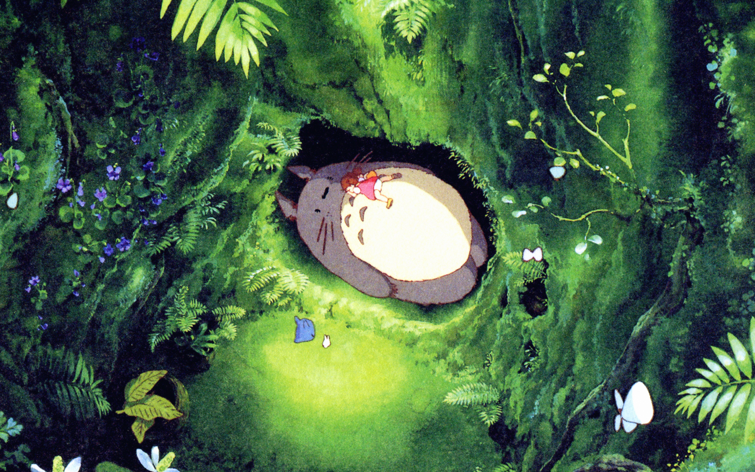 Japan Totoro Art Green Anime