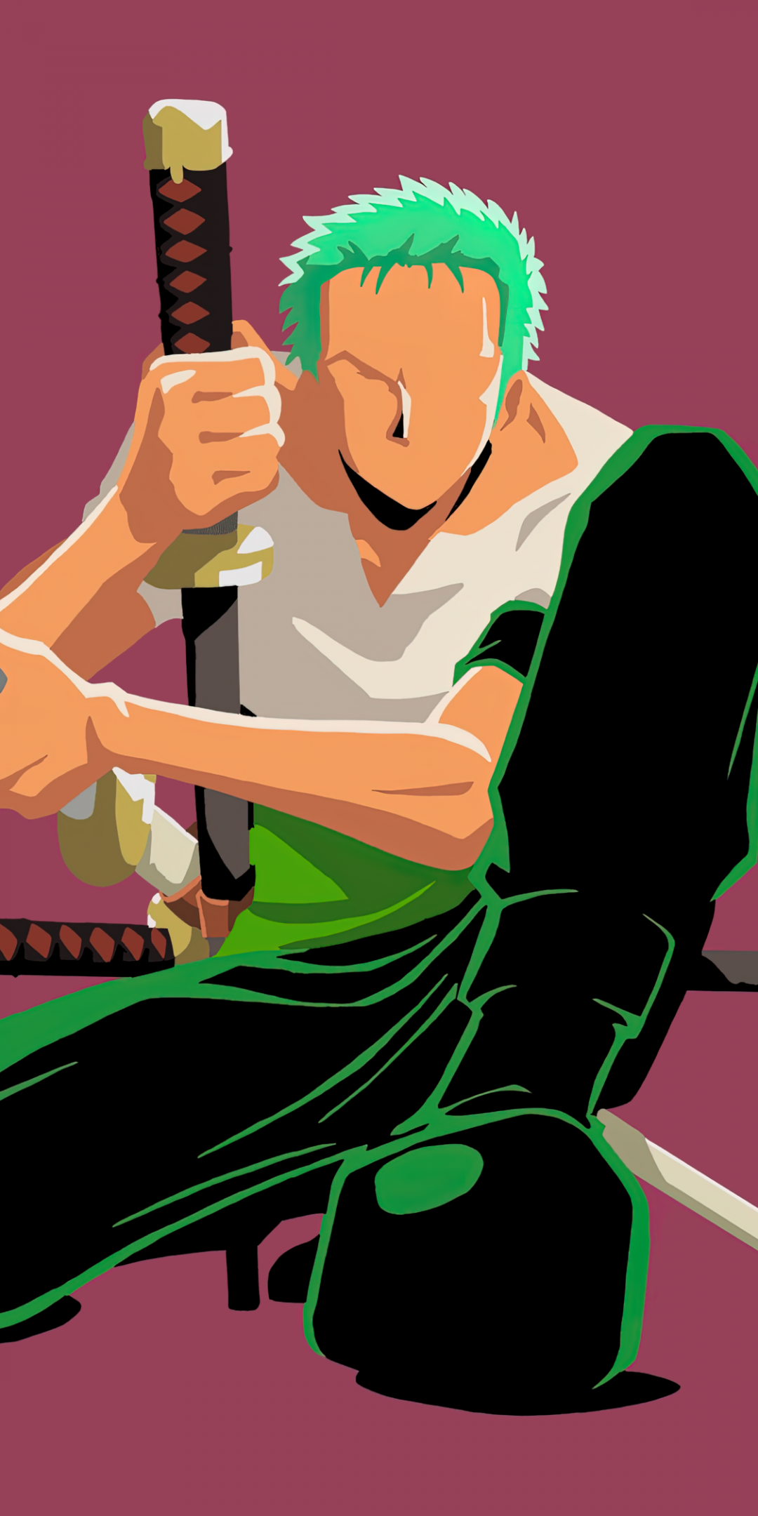 Roronoa Zoro Wallpaper 4K, Illustration