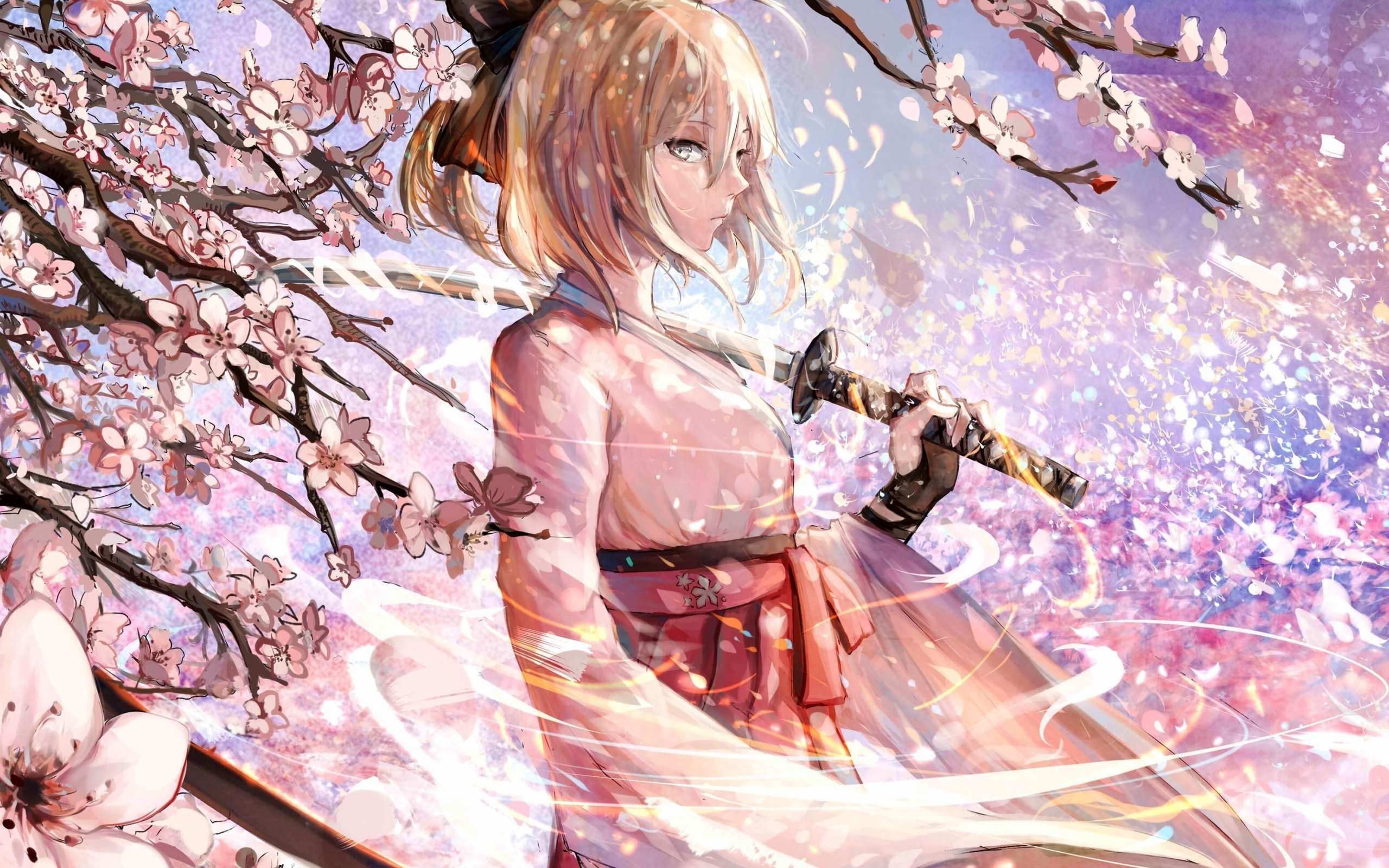 Download wallpaper 2560x1600 sakura