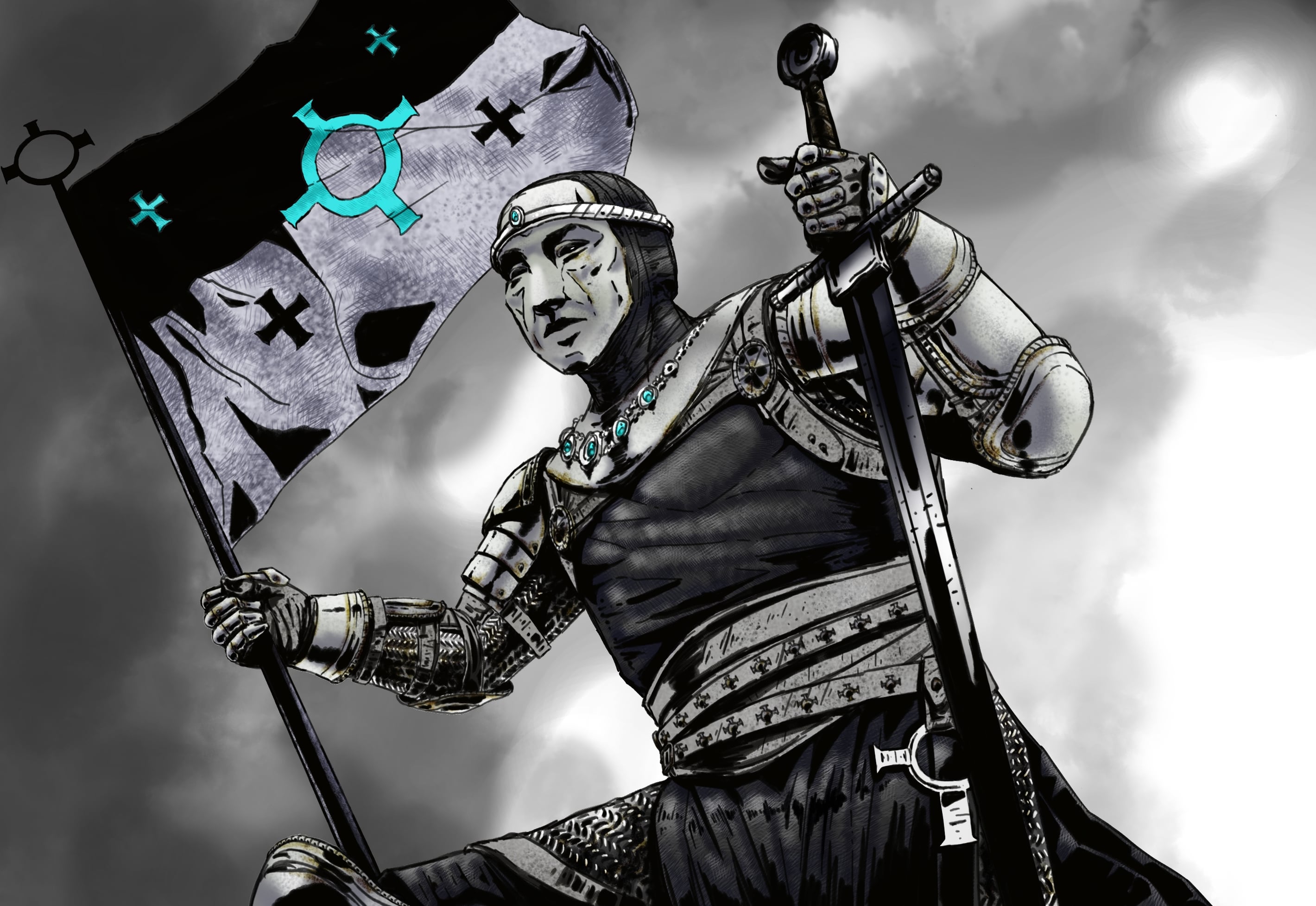 Black Prior fanart, Leper King