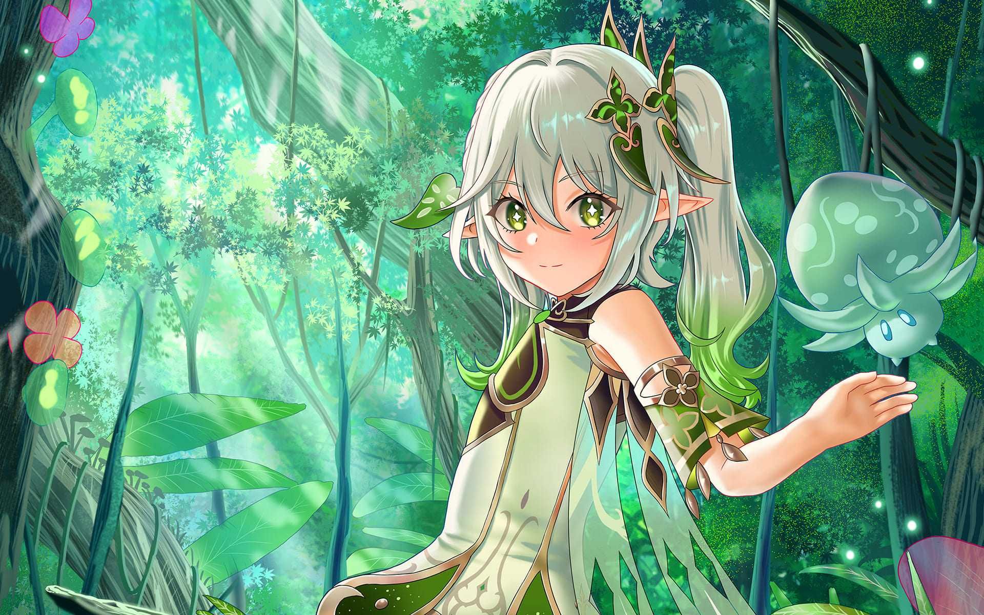 Nahida Wallpaper Impact Anime