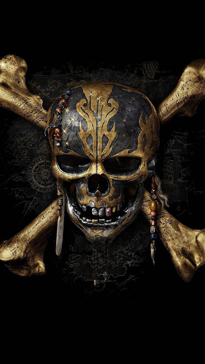 Download Skulls Pirates wallpaper