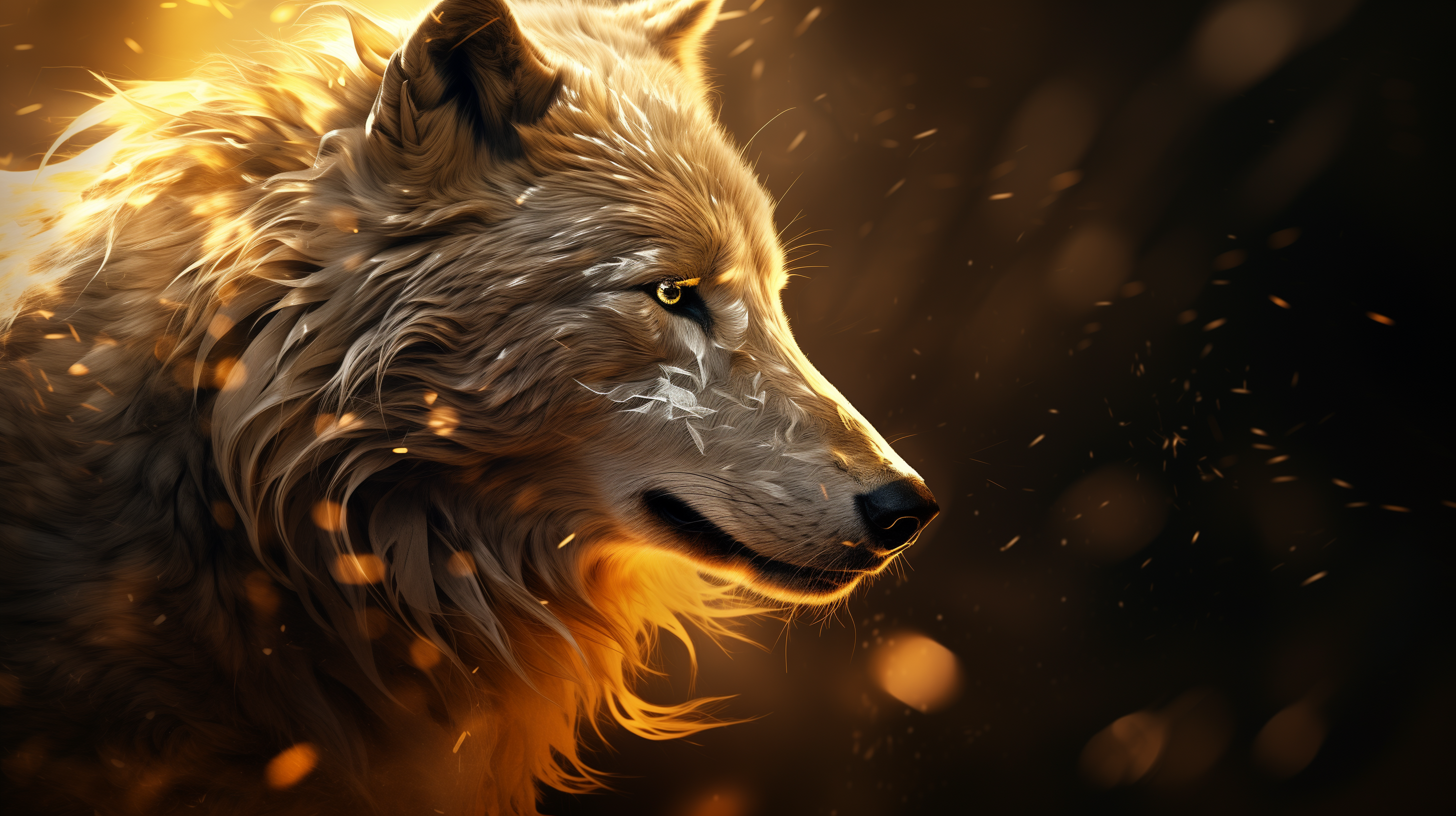Majestic Wolf HD Wallpaper