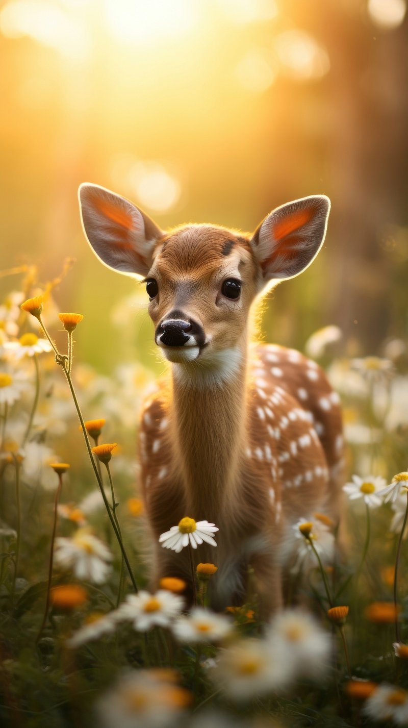 Baby Deer Image Wallpaper