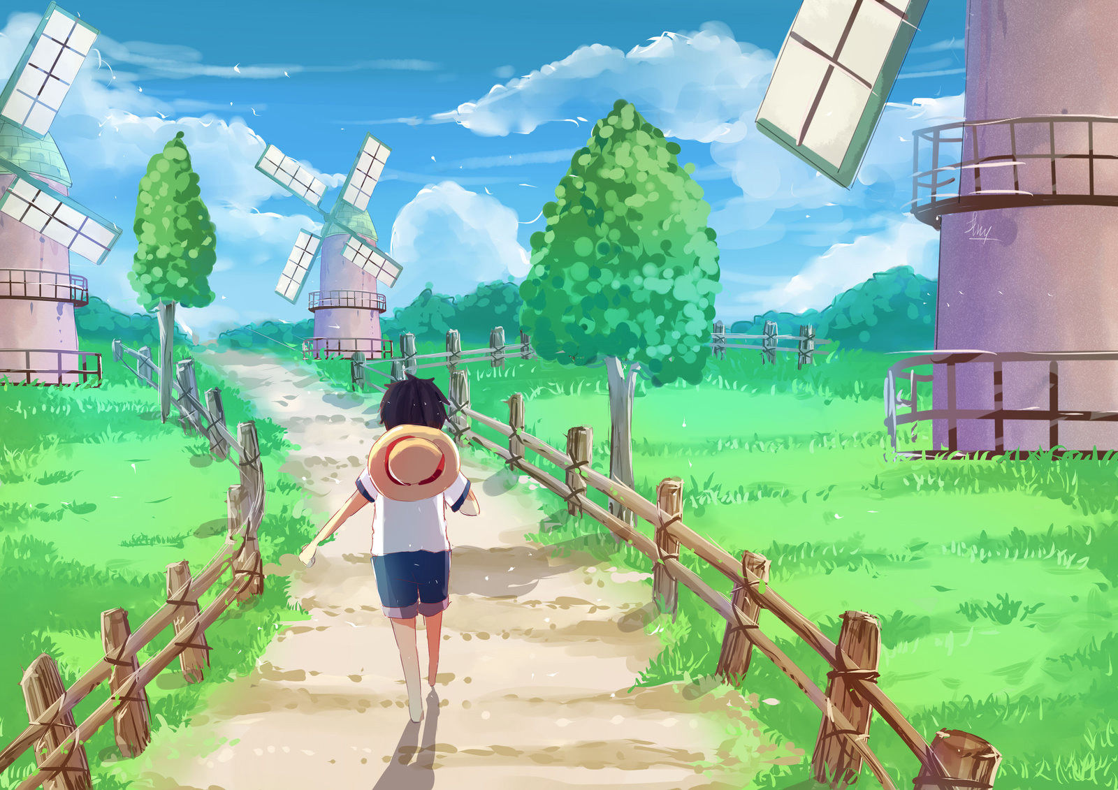Monkey D. Luffy Anime One Piece Wallpaper