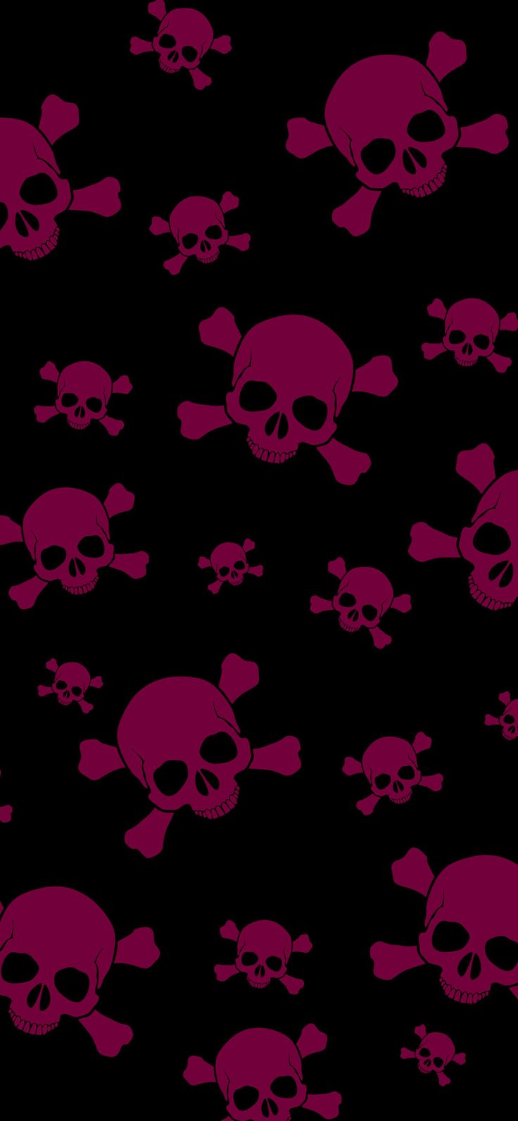 Pink Skull Emo Wallpaper Pink